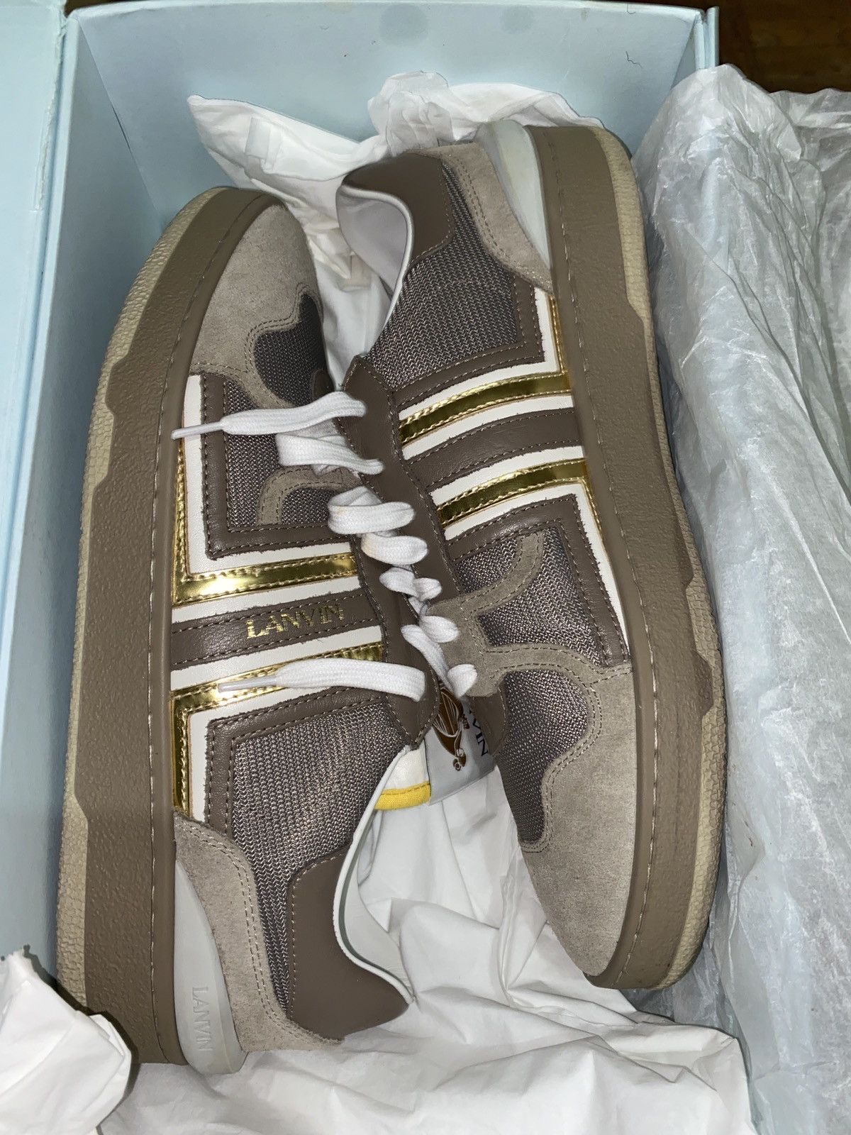 Lanvin Lanvin Clay Low Top Sneakers Size US 10 / EU 43 - 3 Thumbnail