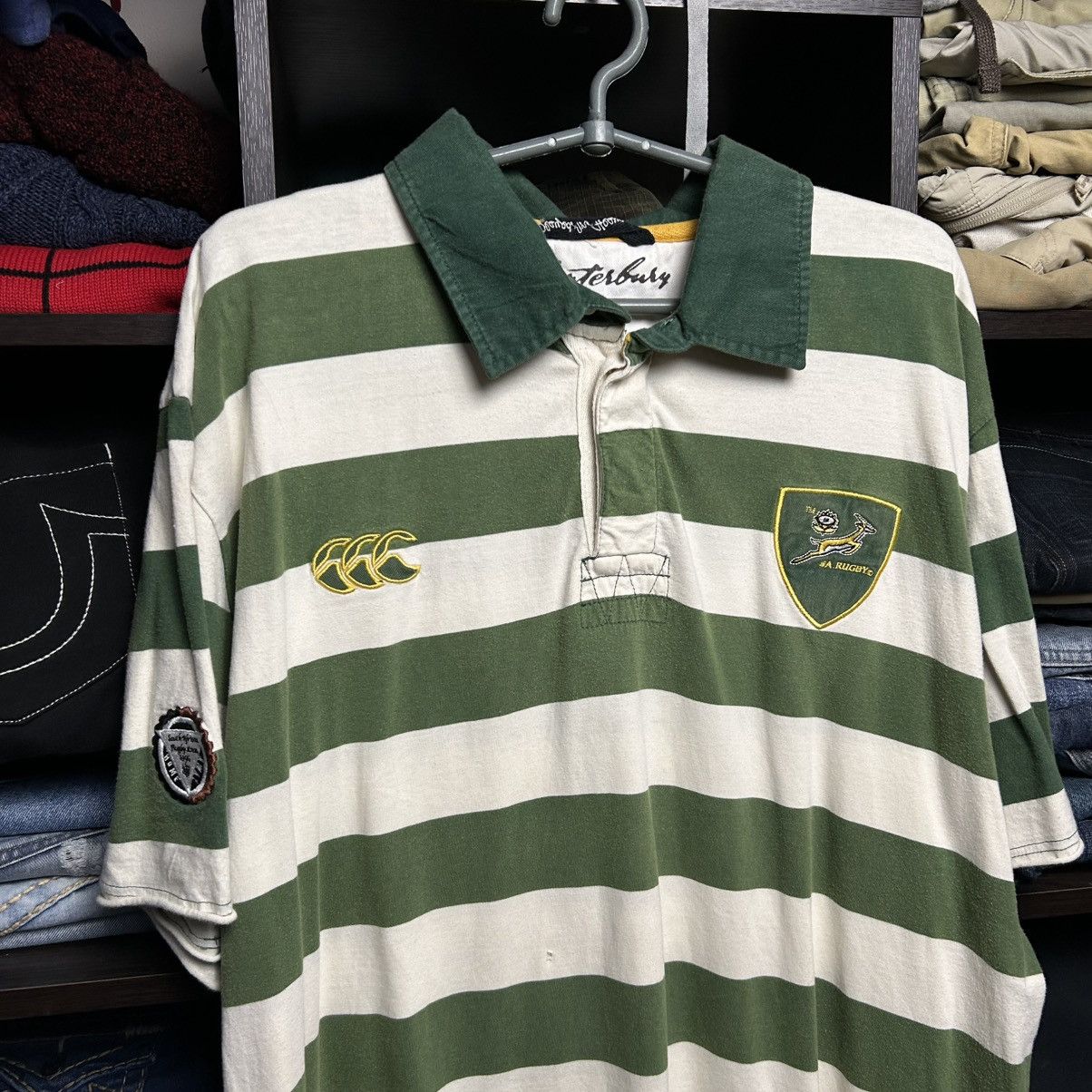 Canterbury of New Zealand Vintage Canterbury Of New Zealand South Africa rugby 90’s te Size US XXL / EU 58 / 5 - 2 Thumbnail