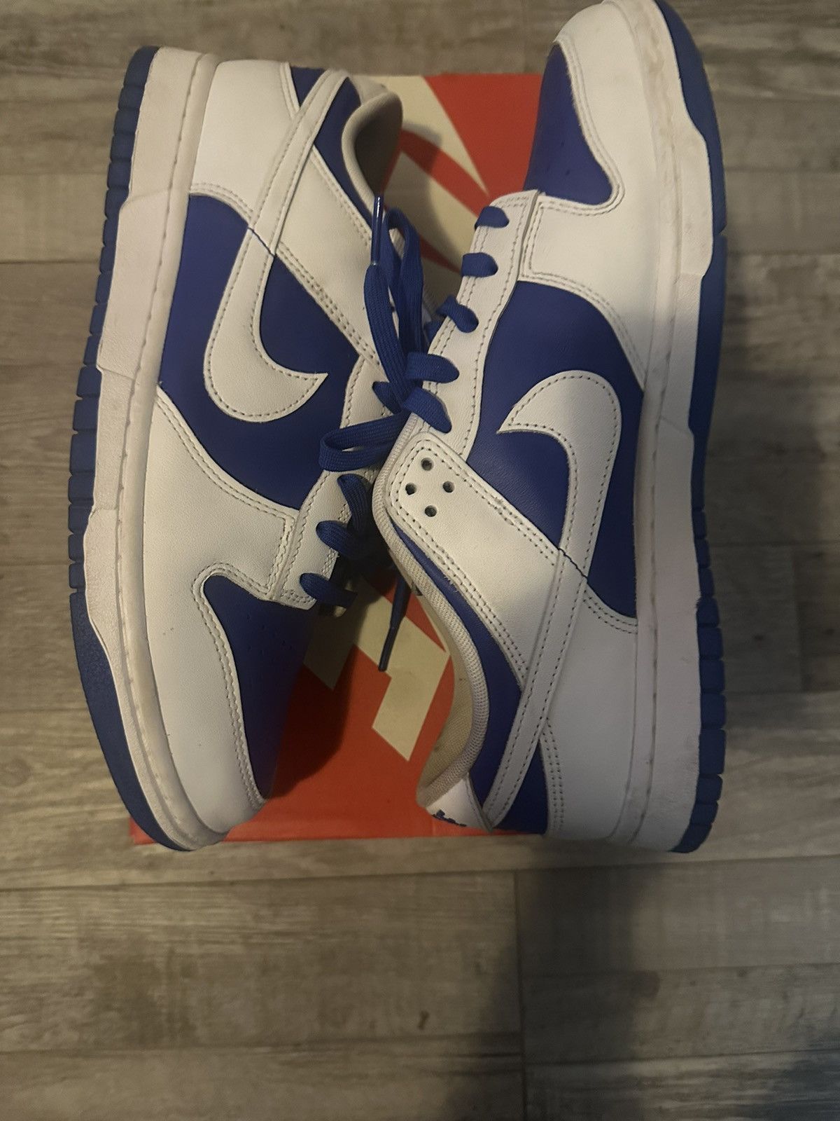 Nike Nike Dunk Low Retro “Racer Blue” Size US 11 / EU 44 - 1 Thumbnail