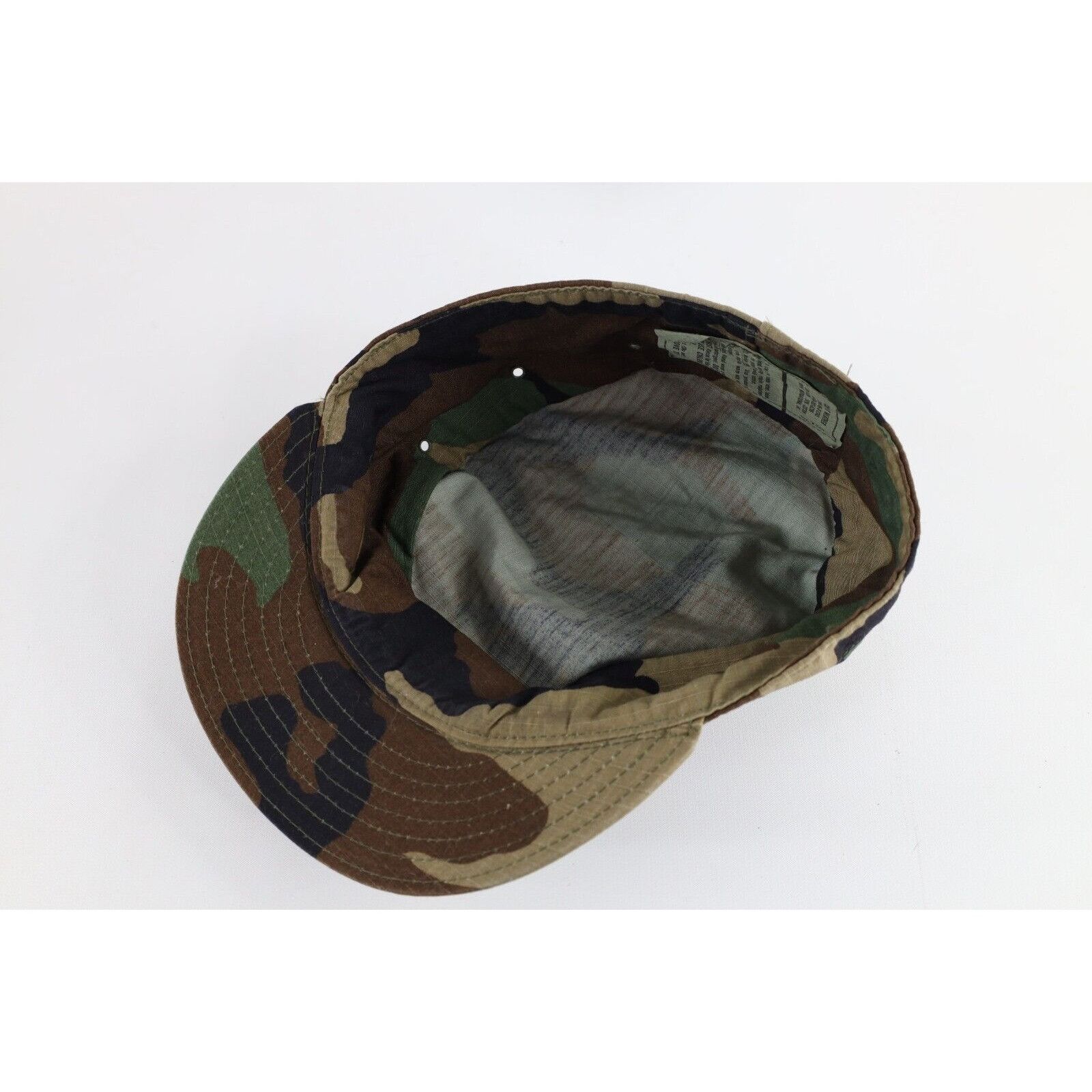 Vintage Vintage 90s Faded Military Issue Camouflage Hot Weather Cap Size ONE SIZE - 6 Thumbnail