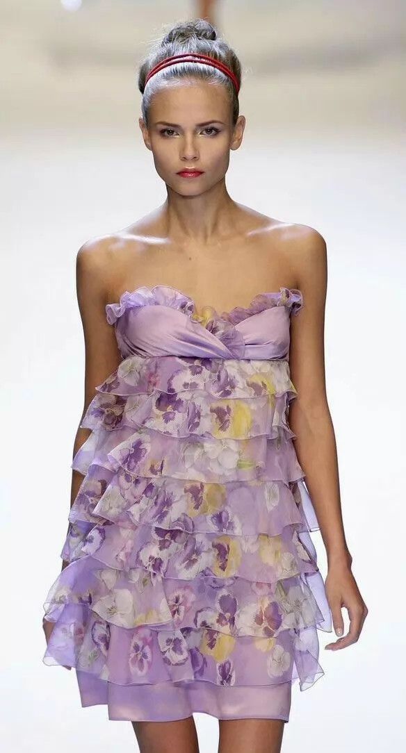 Valentino Valentino Purple slip dress Size L / US 10 / IT 46 - 1 Thumbnail