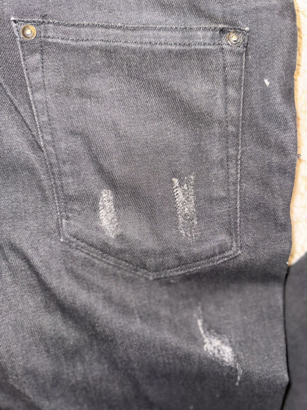 Just Cavalli Black distressed JustCavalli Jeans Size US 29 - 3 Thumbnail