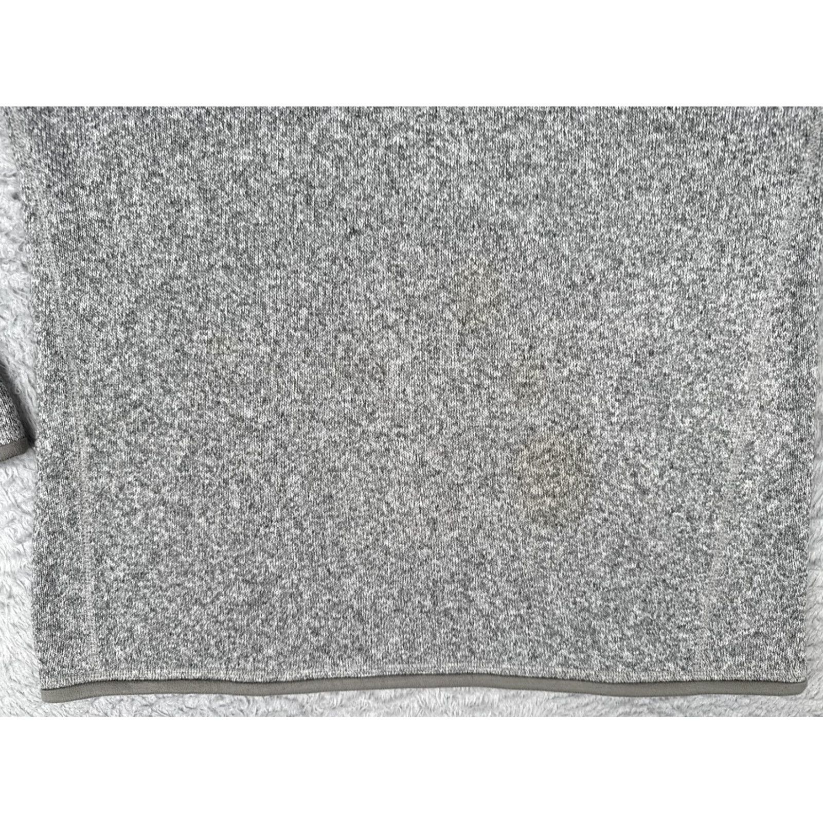 Patagonia Patagonia Better Sweater 1/4 Zip Sweater Womens Large Gray Fleece Pullover STAIN Size L / US 10 / IT 46 - 5 Thumbnail