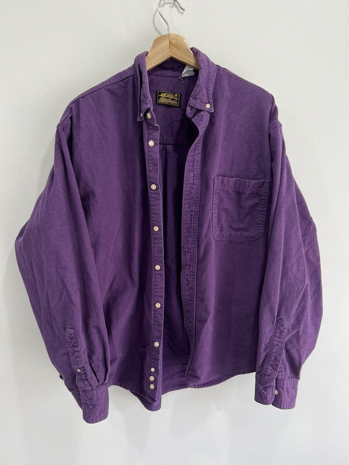 Eddie Bauer Vintage Eddie Bauer Button Up Shirt purple grape Size US L / EU 52-54 / 3 - 1 Thumbnail