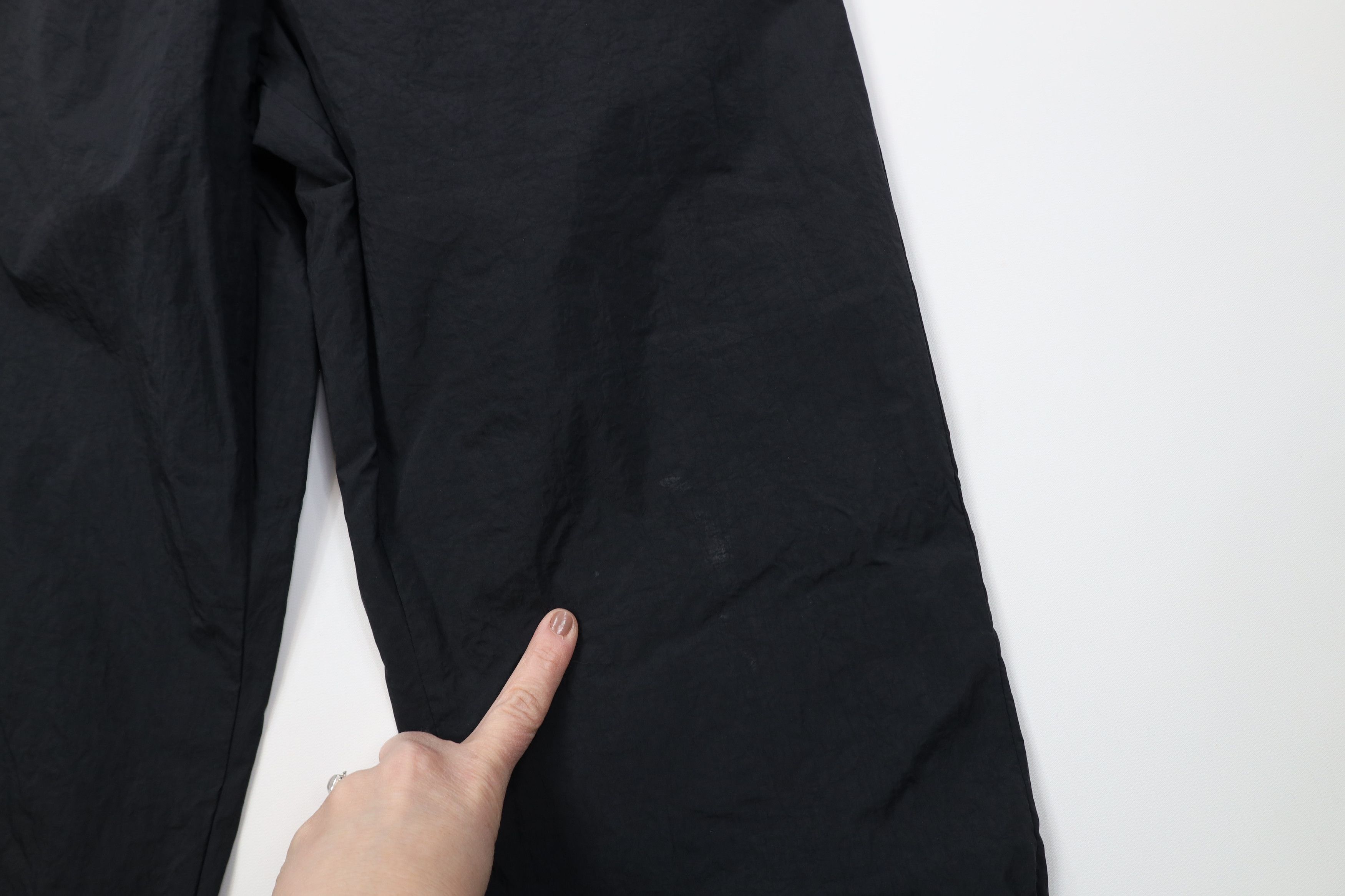 Nike Vintage 90s Nike Scott Mini Swoosh Lined Joggers Pants Black Size US 34 / EU 50 - 6 Thumbnail