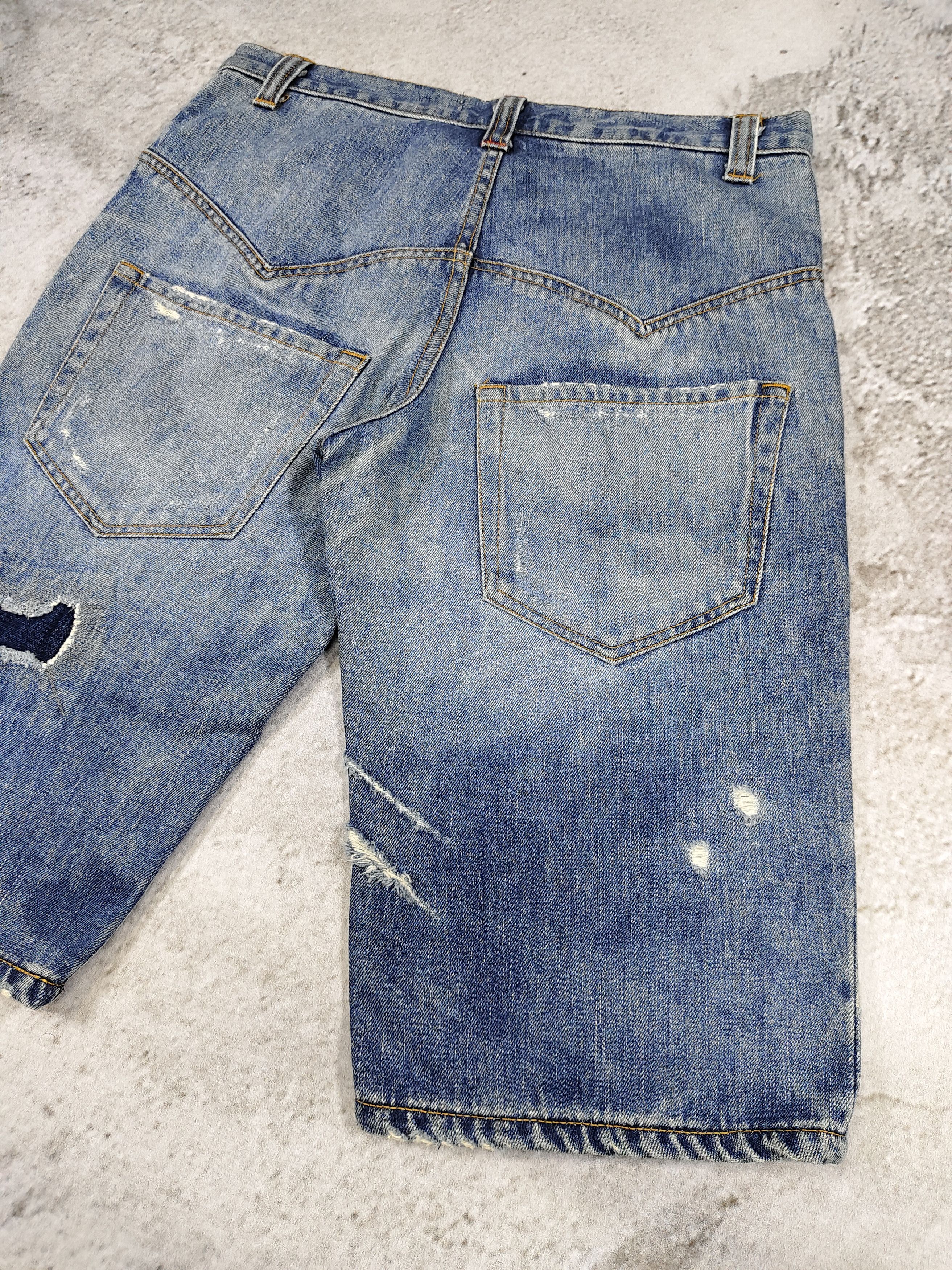 Issey Miyake 00s Sunao Kuwahara- Archive Multipocket Utility Distressed Size US 31 - 7 Thumbnail