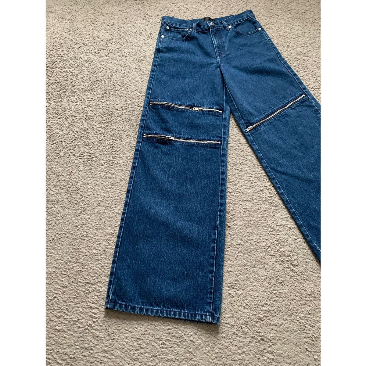 Helmut Lang HELMUT LANG ZIPPER WIDE JEANS Size US 28 / EU 44 - 3 Thumbnail