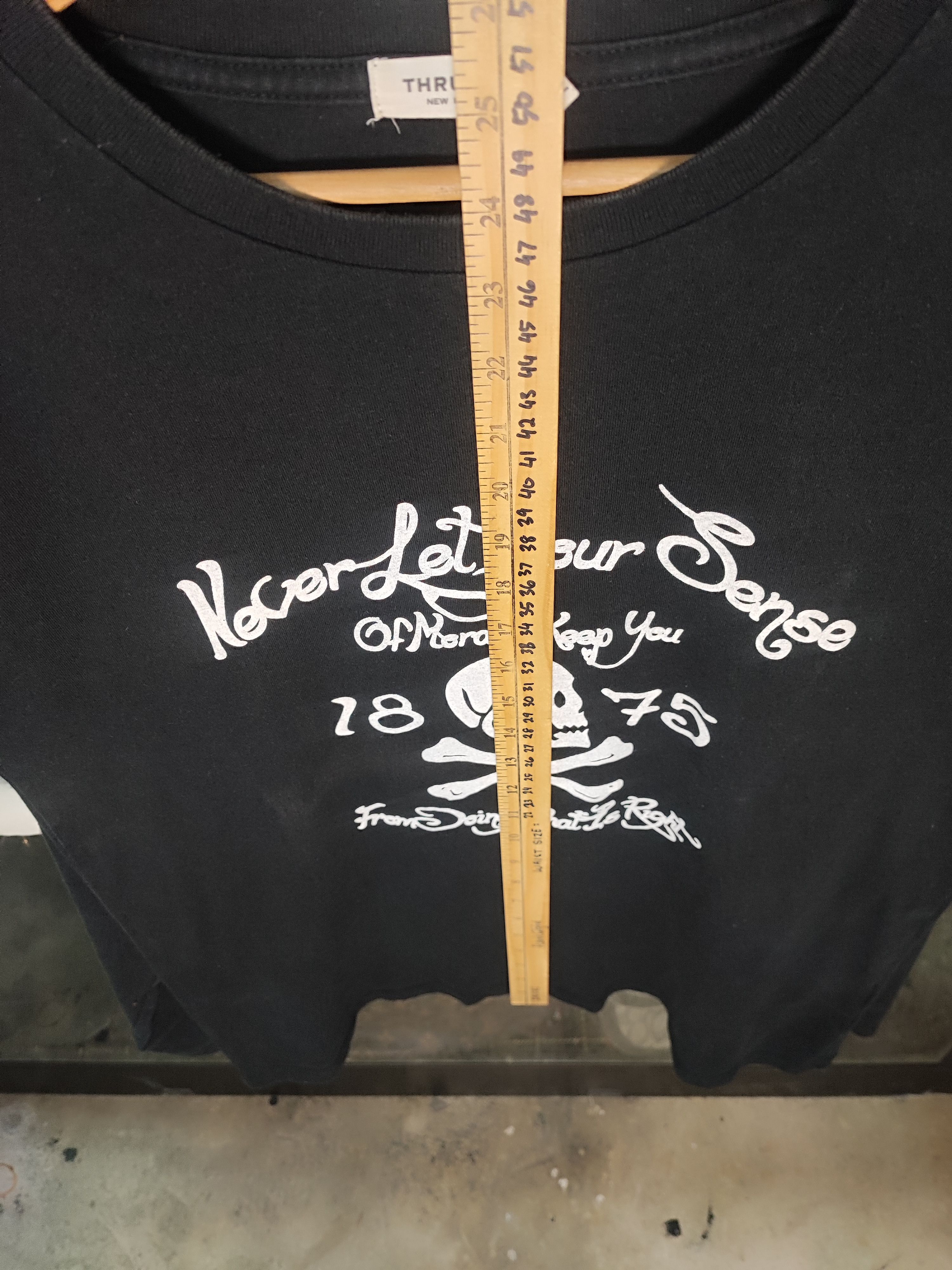 Number (N)ine Thruxton Japan Screaming Skull Japanese Biker Archive Size US L / EU 52-54 / 3 - 11 Thumbnail