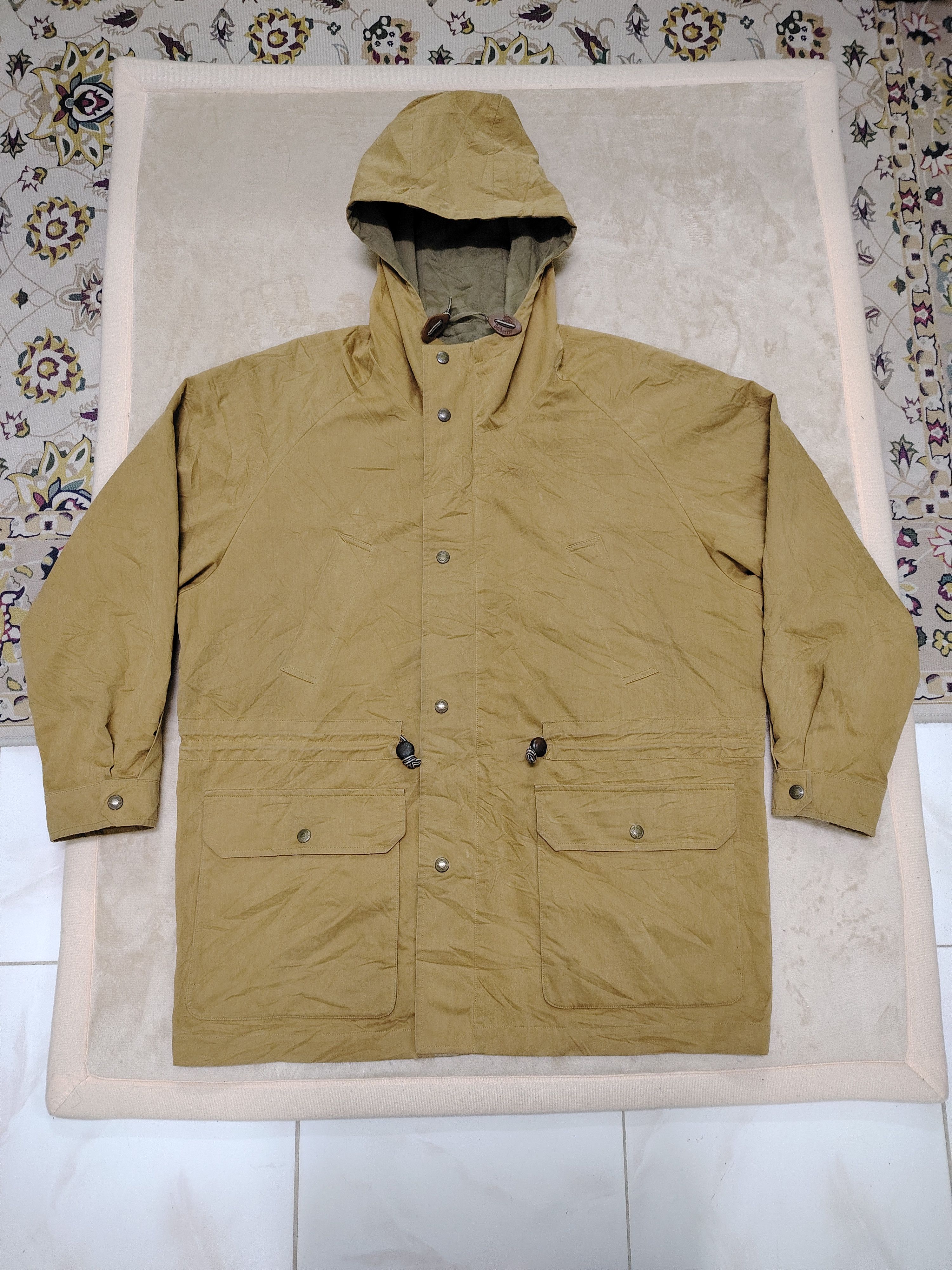 Burberry × Burberry Prorsum × Vintage Vintage 90's Burberrys London Parka Long Jacket Size US L / EU 52-54 / 3 - 14 Thumbnail