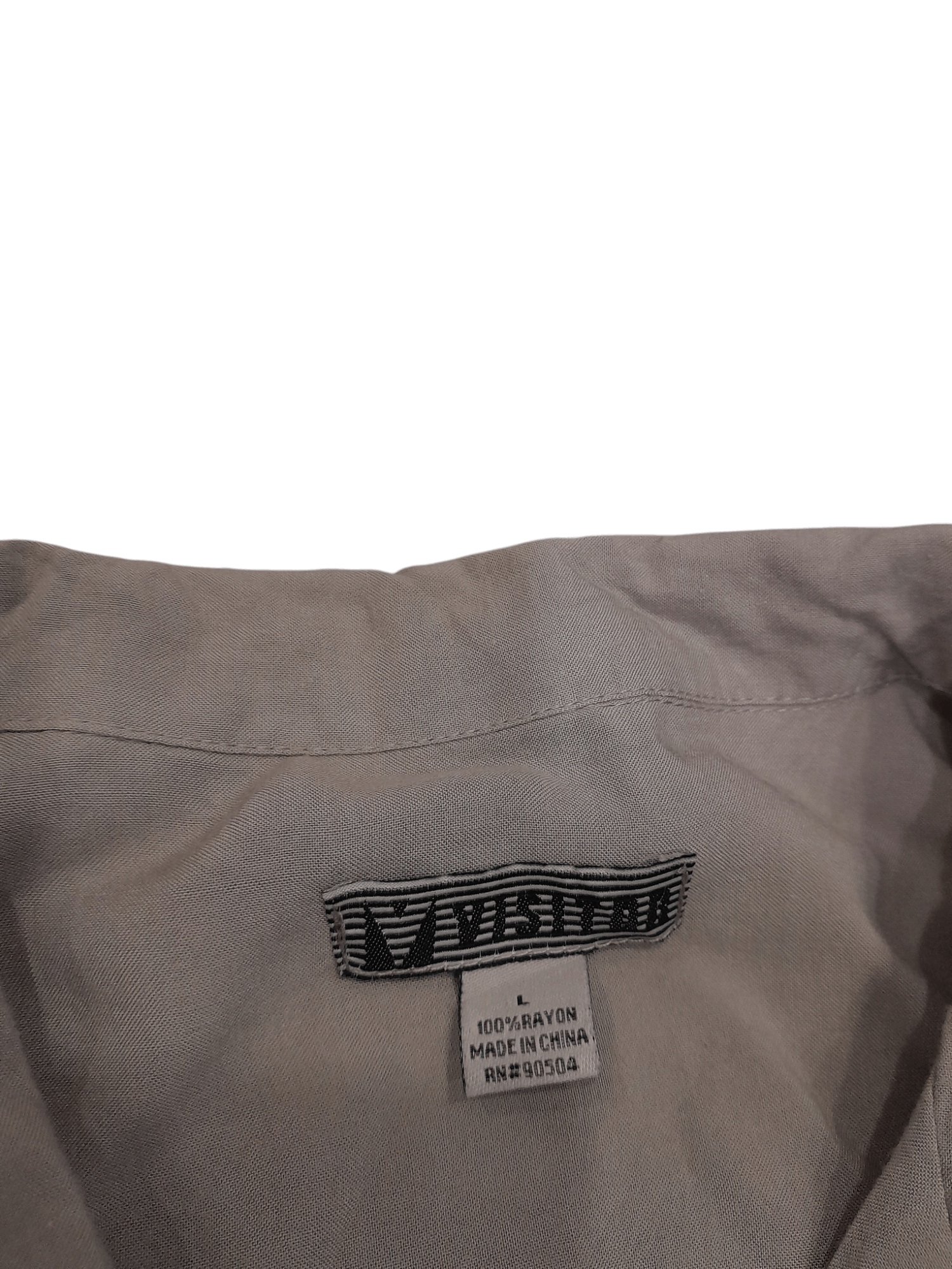 Visitor on Earth Visitor 100 Rayon Shirt Button (F551) Size US L / EU 52-54 / 3 - 3 Thumbnail