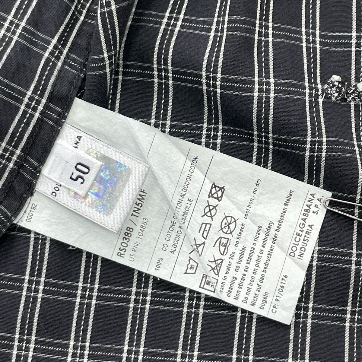 Dolce & Gabbana Dolce&Gabbana Slim Button Shirt Size 50 Size US M / EU 48-50 / 2 - 13 Thumbnail