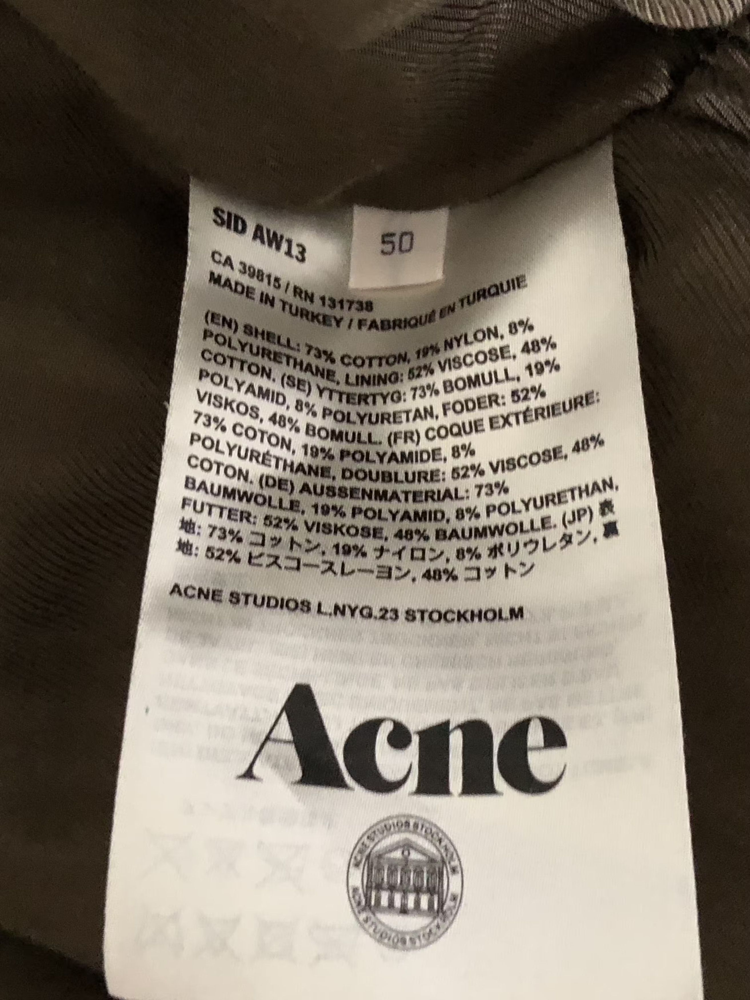 Acne Studios GRAIL Acne AW13 Sid MA-1 Bomber Jacket Size US M / EU 48-50 / 2 - 12 Thumbnail