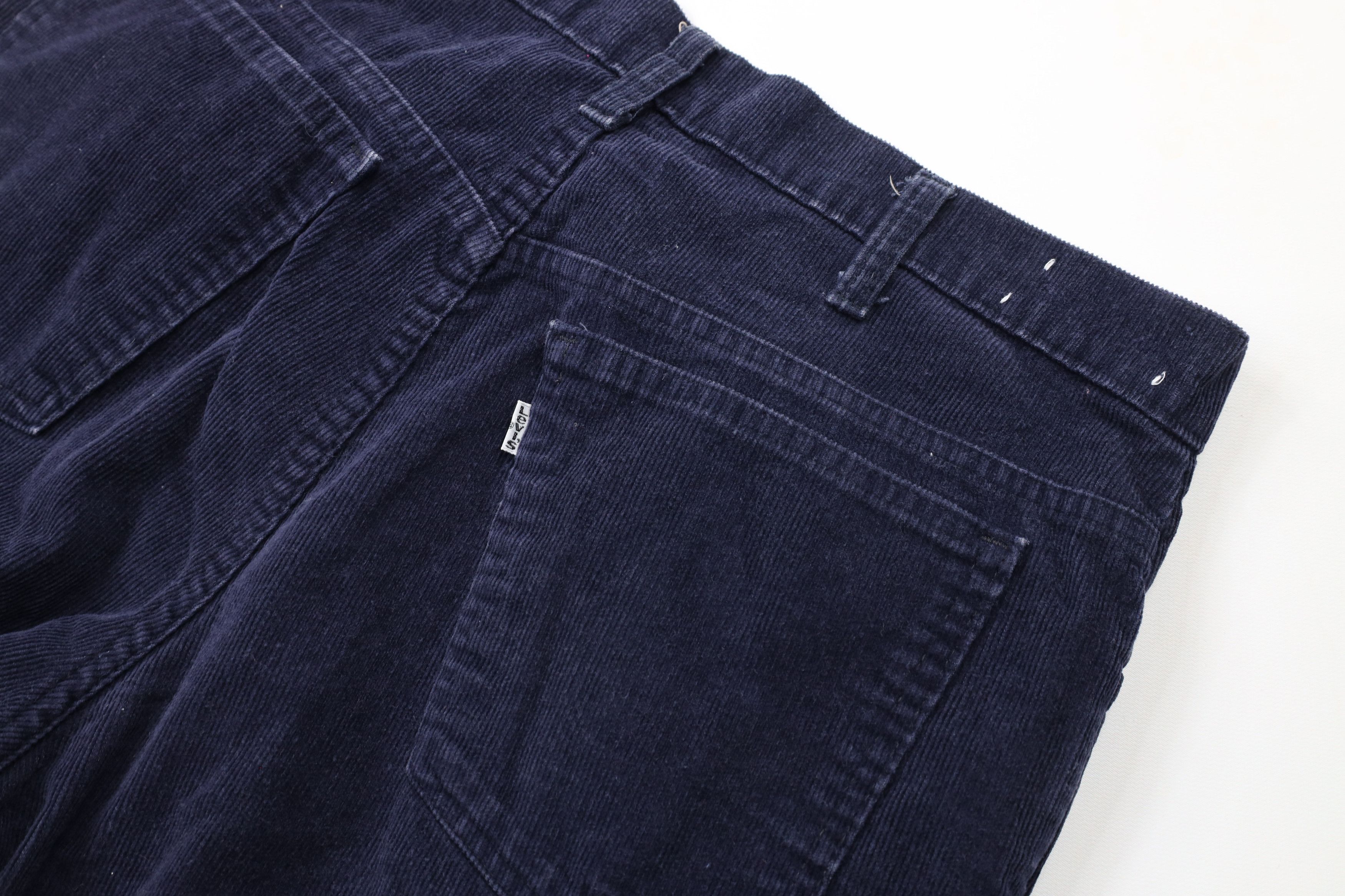 Levi's × Vintage Vintage 80s Levis 517 Bootcut Corduroy Chino Pants Blue USA Size US 36 / EU 52 - 12 Thumbnail