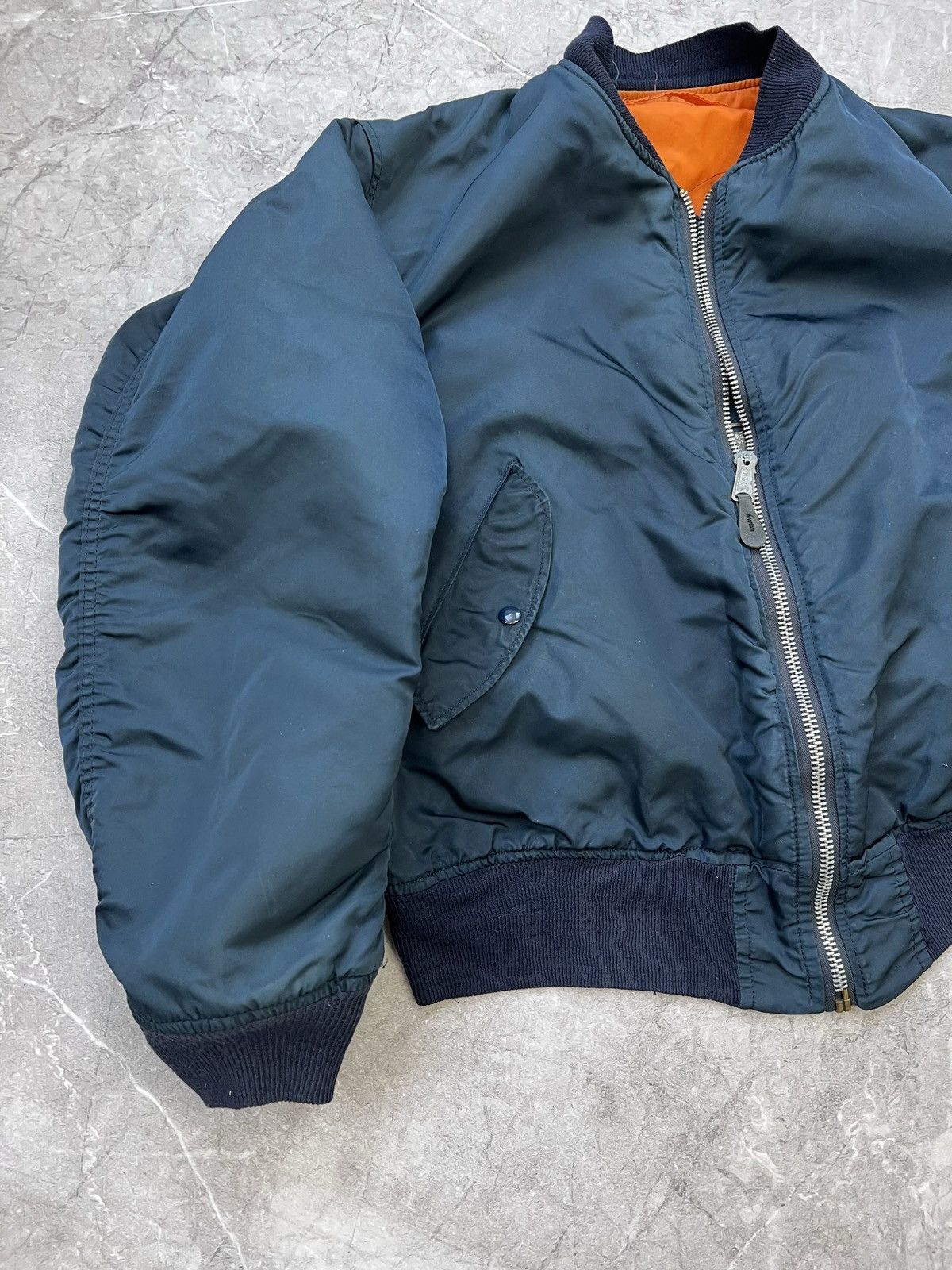 Alpha Industries VINTAGE 90s 80s ALPHA INDUSTRIES BOMBER JACKET KANYE VIBE Size US XL / EU 56 / 4 - 3 Thumbnail