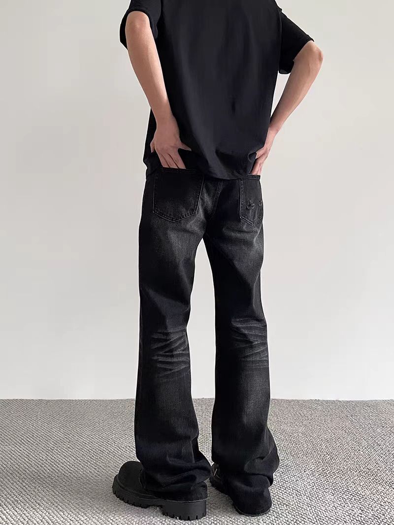 Japanese Brand × Jean Vintage micro flare high street washed jeans Size US 30 / EU 46 - 3 Thumbnail