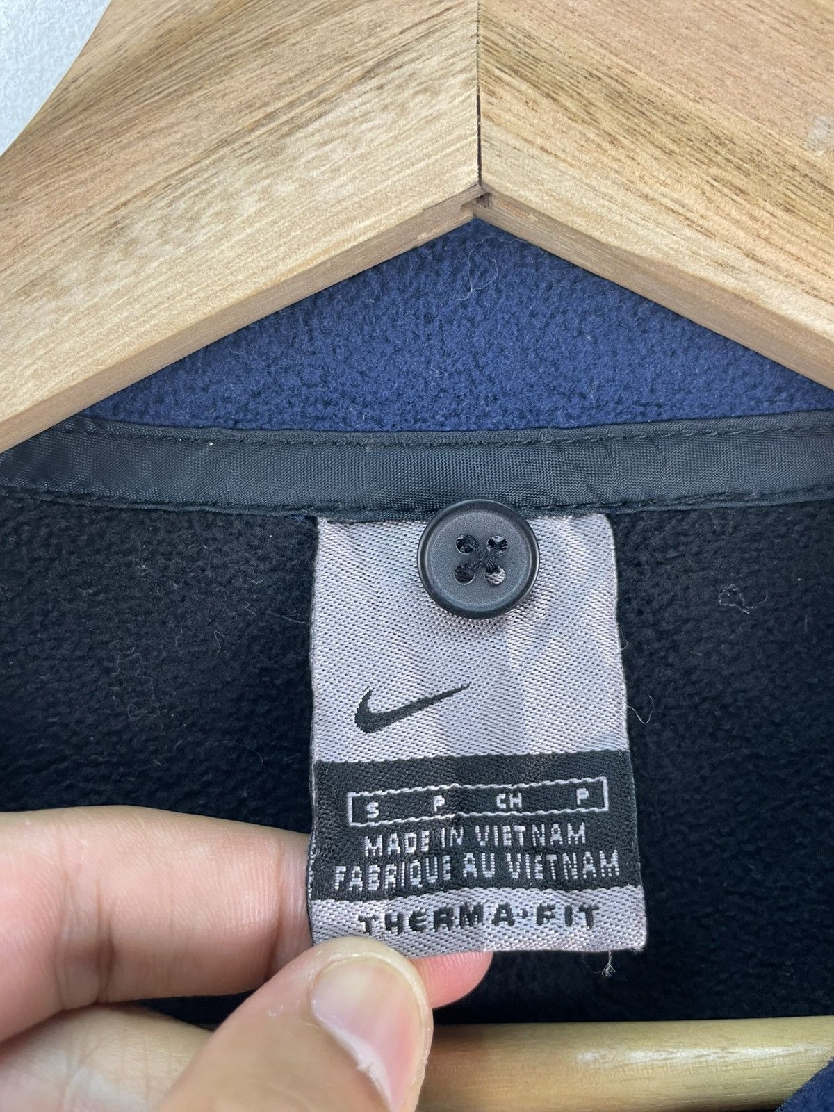 Nike × Vintage Nike Vintage Y2K Fleece Vest Jacket Therma Fit Size US S / EU 44-46 / 1 - 3 Thumbnail
