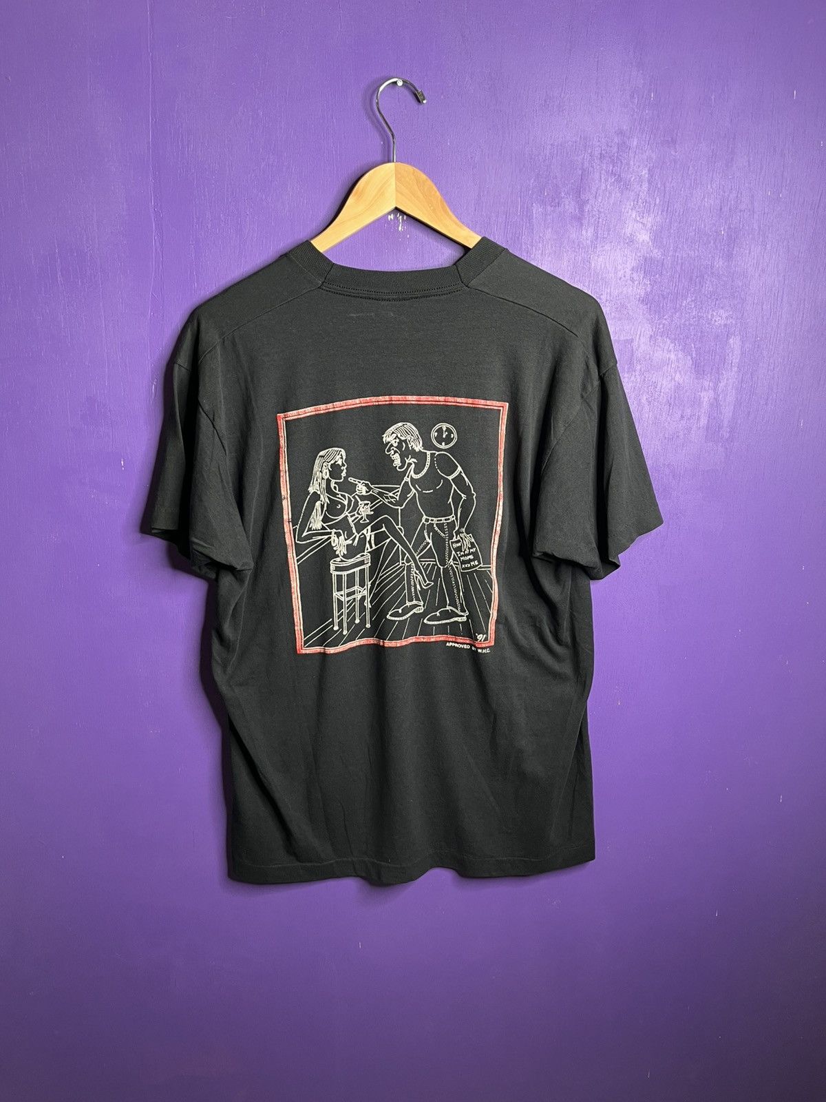 Vintage Vintage 1991 DONT LIE B*TCH mullet t-shirt Size US L / EU 52-54 / 3 - 2 Thumbnail