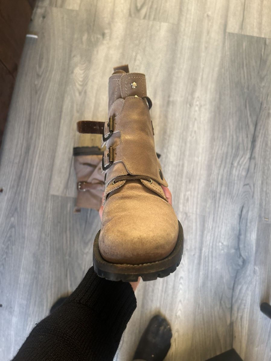 Dolce & Gabbana Dolce & Gabbana Buckled Suede Combat Boots Size US 8 / EU 41 - 11 Thumbnail