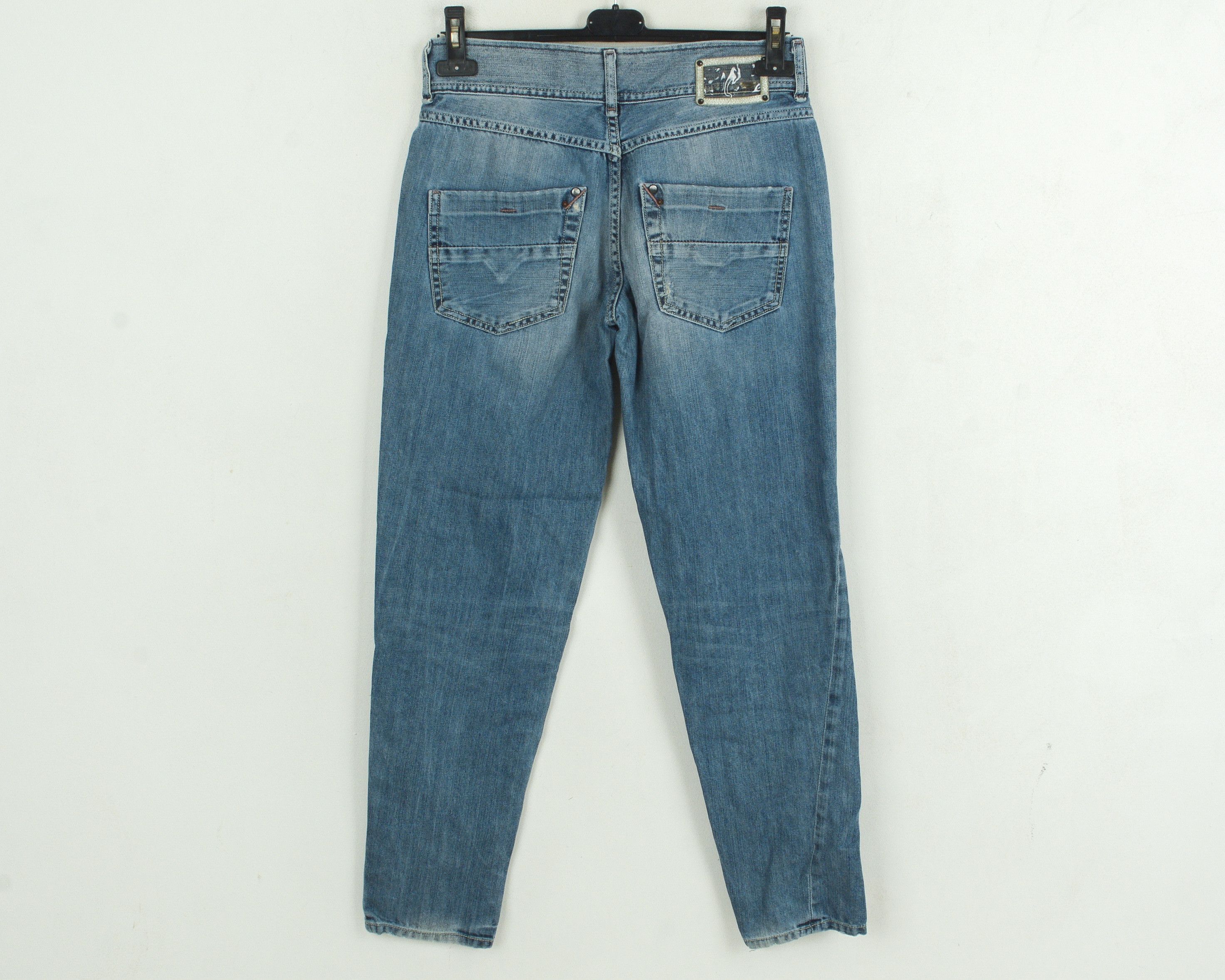 Diesel Klune Women W28 L32 Slim Fit Tapered Jeans Trousers Mid Rise Size 28" / US 6 / IT 42 - 3 Thumbnail