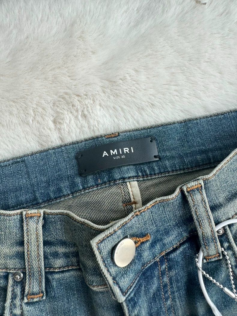 Amiri Amiri Palm Tree Destroyed Jean Size US 30 / EU 46 - 2 Thumbnail