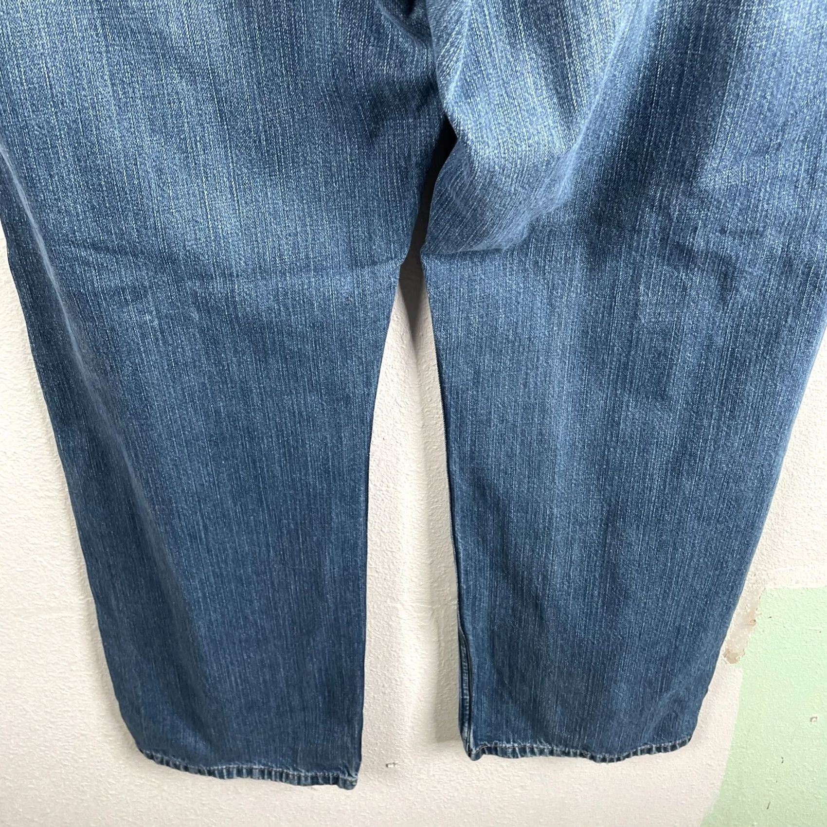 Levi's VINTAGE Levi's 569 Jeans Men Blue Straight Loose Denim 40x31 Distressed Regular Mens Size US 40 / EU 56 - 6 Thumbnail