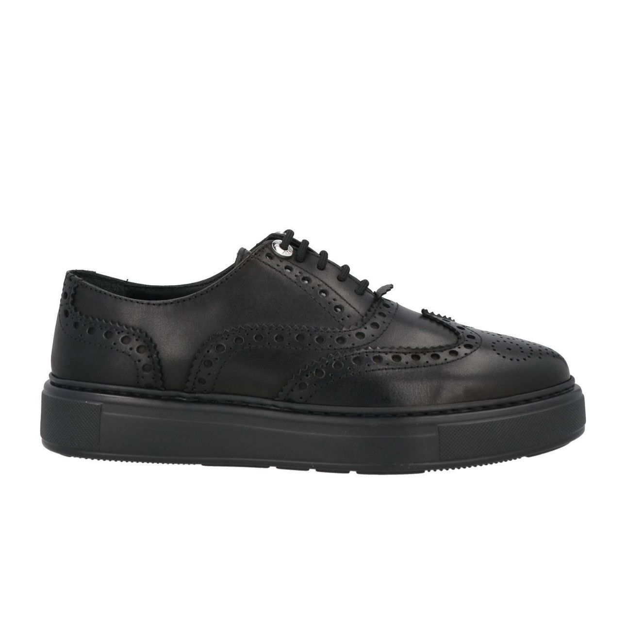 Derbies Roberto Botticelli En Cuir Noir Clouté - Pointure 39 - Très Bon état Occasion