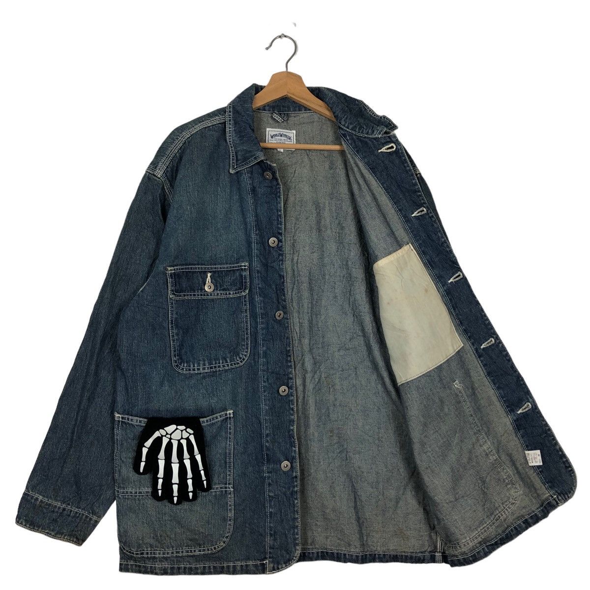 Japanese Brand 🔥Chore Denim Work Jacket Big John USA Toyo Enterprise Size US L / EU 52-54 / 3 - 9 Thumbnail