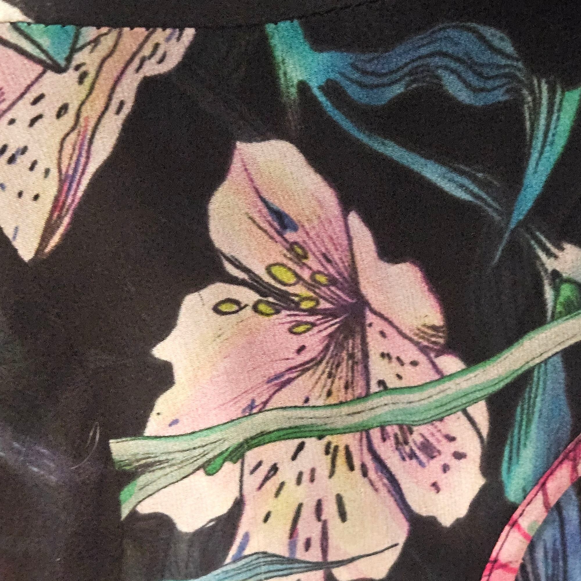Other Yumi Kim Women’s Floral Mini Dress Black S Whimsygoth, Quiet Size S / US 4 / IT 40 - 6 Thumbnail