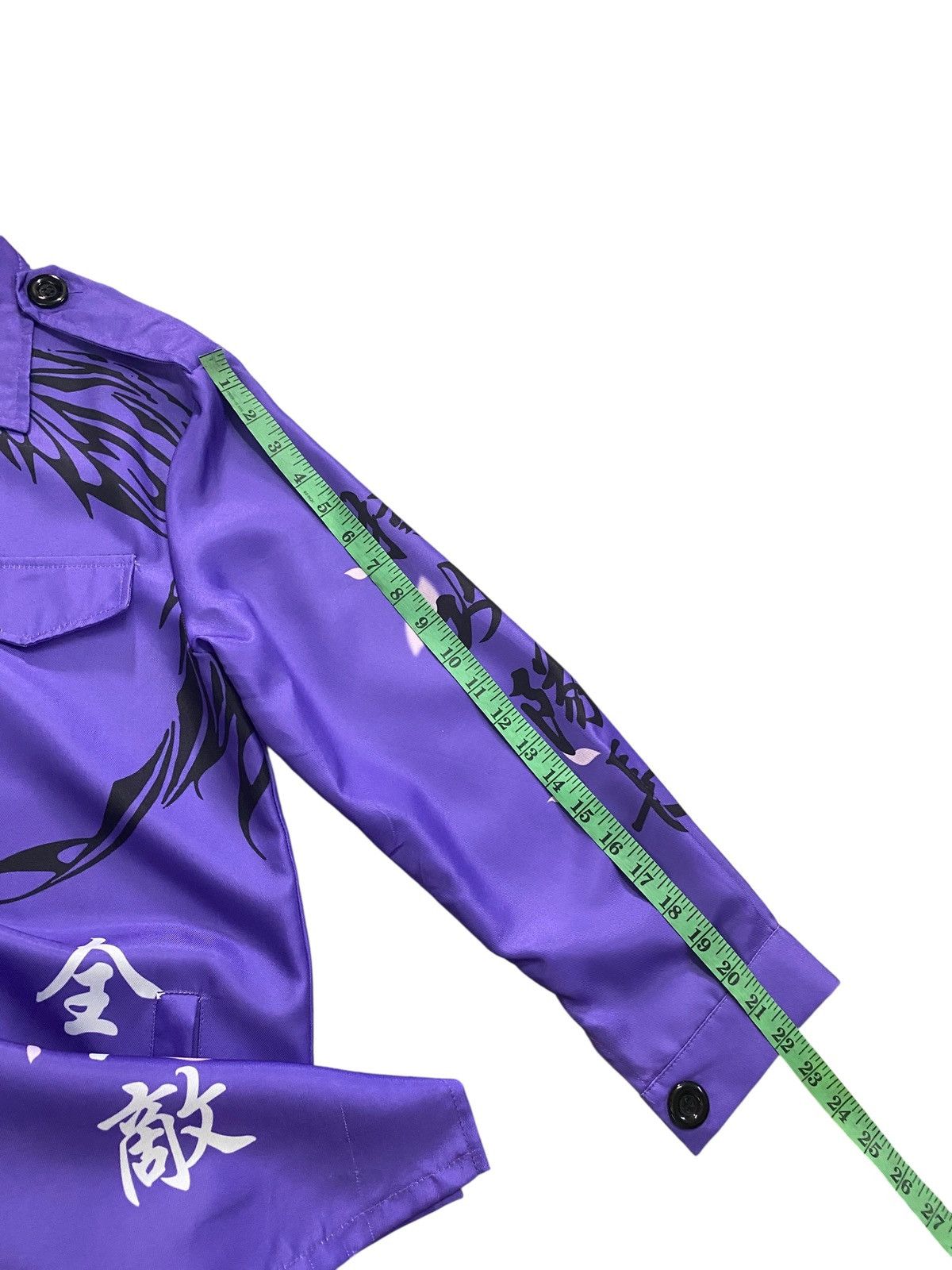Anime Japanese Bosozoku Kimono Cosplay Costume Purple Size US S / EU 44-46 / 1 - 14 Thumbnail
