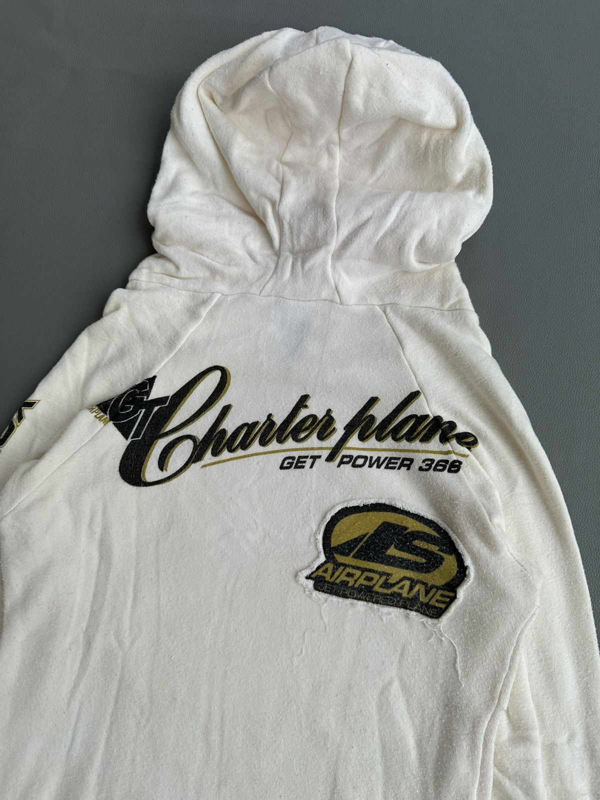 Hysteric Glamour DISTRESSED IS AIRPLANE JET POWER 366 HOODIE LGB STYLE Size US XS / EU 42 / 0 - 4 Thumbnail