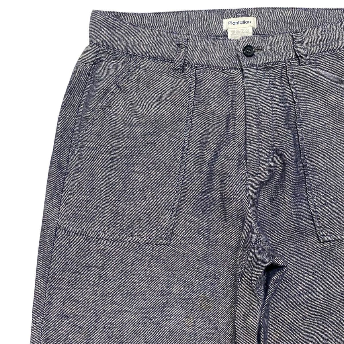 Issey Miyake Issey Miyake Plantation Light Denim Cropped Pants Size 30" / US 8 / IT 44 - 4 Thumbnail
