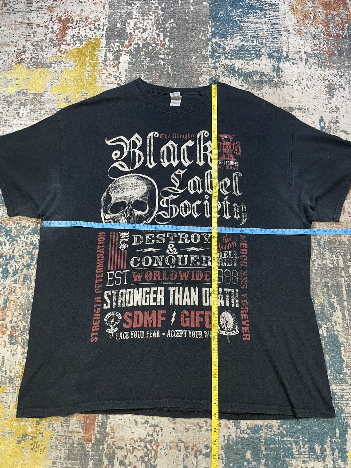 Band Tees Black Label Society Destroy & Conquer Tee Shirts Size US XL / EU 56 / 4 - 6 Thumbnail