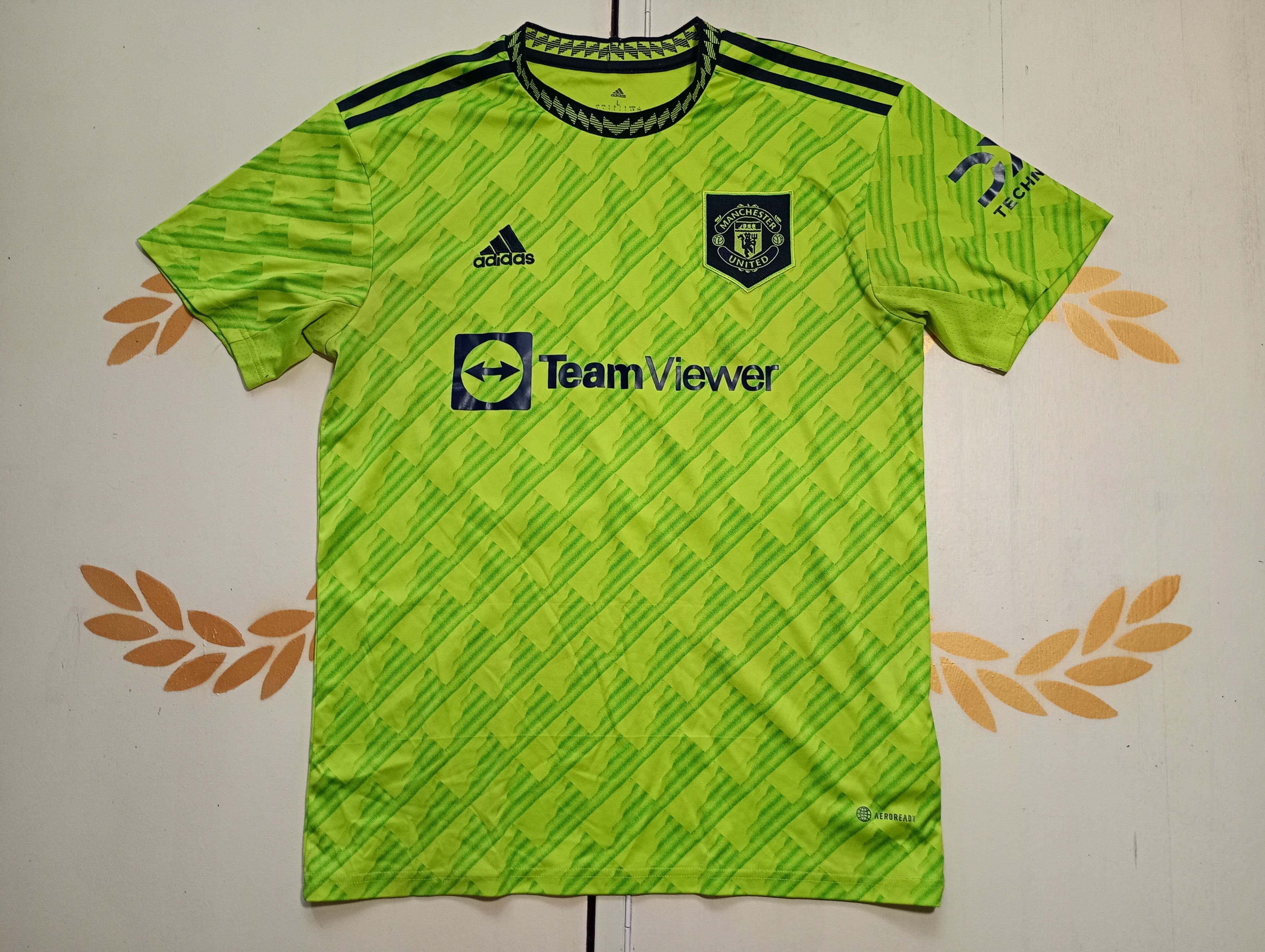 Adidas Adidas Manchester United Third Jersey 25 Sancho 2022-2023 Size US L / EU 52-54 / 3 - 2 Thumbnail
