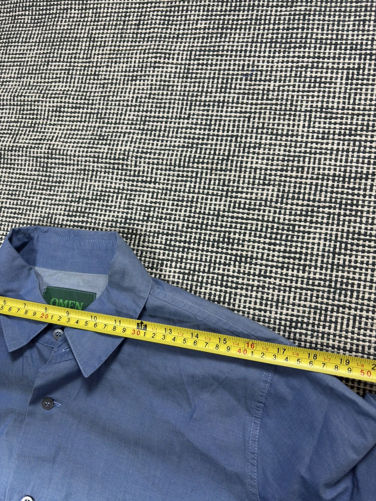 Other Omen Hamburg cropped shirt boxy Germany avant garde handmade Size US S / EU 44-46 / 1 - 7 Thumbnail