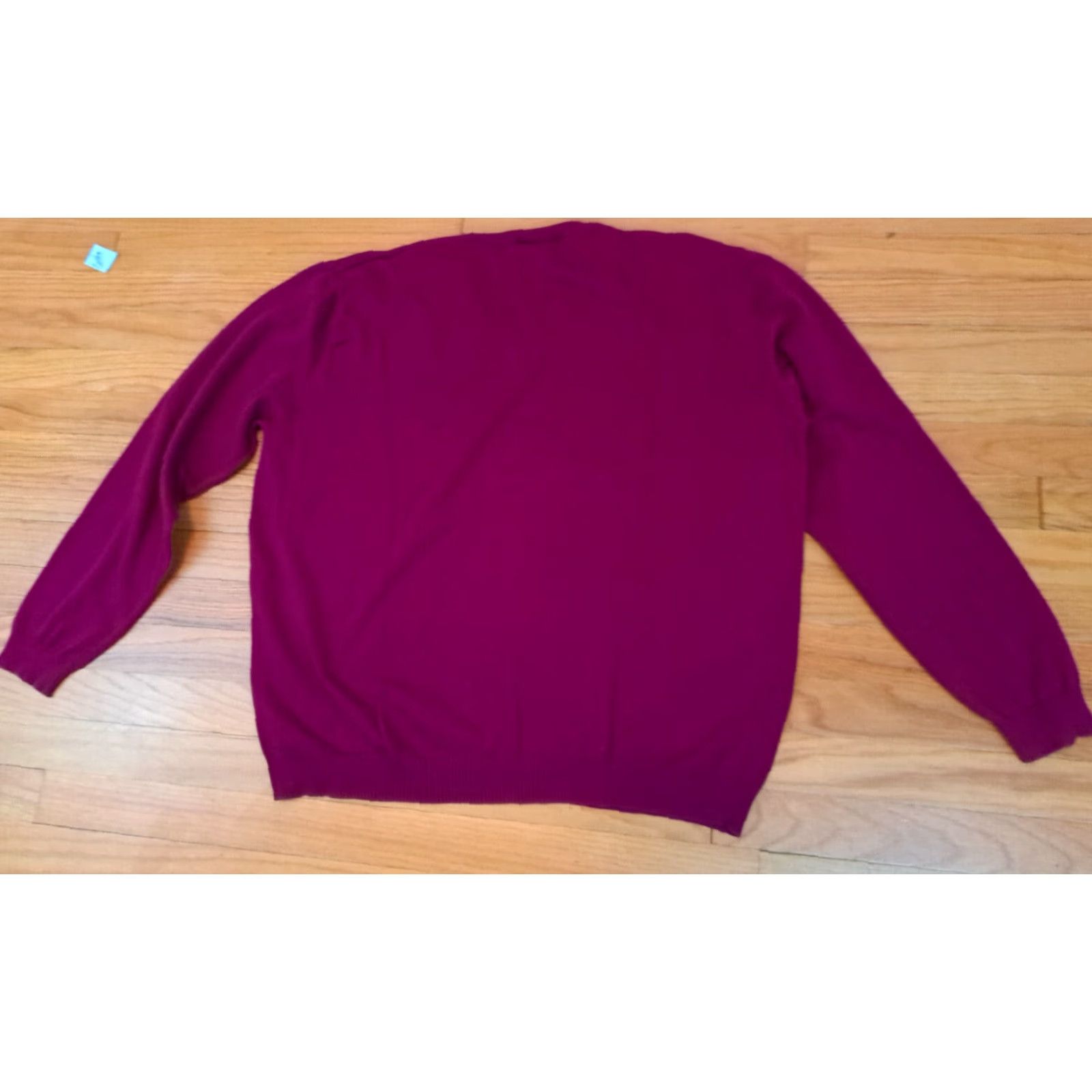 Lacoste Lacoste V-Neck Tennis-Golf Knit Sweater 7XL Men Red Long Sleeve Pullover All Seasons Knit Solid Size US XXL / EU 58 / 5 - 3 Thumbnail