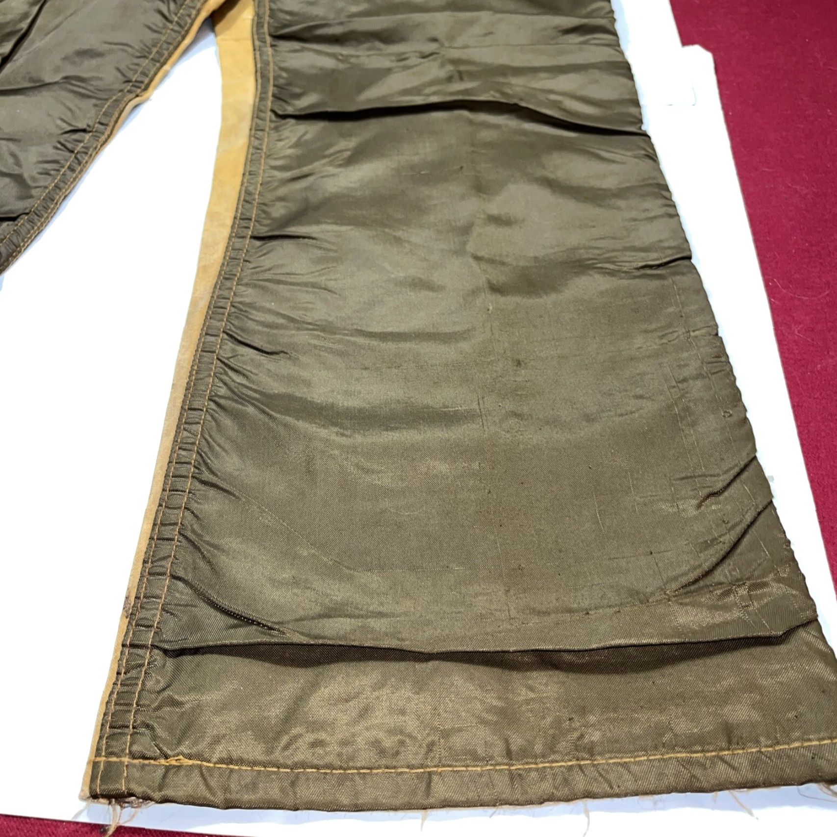 JCPenney VINTAGE JCPenney Hunting Apparel PANTS Tan Brown 34 Canvas Nylon 1970s 5-Pocket Jeans Style Mens Size US 34 / EU 50 - 5 Thumbnail