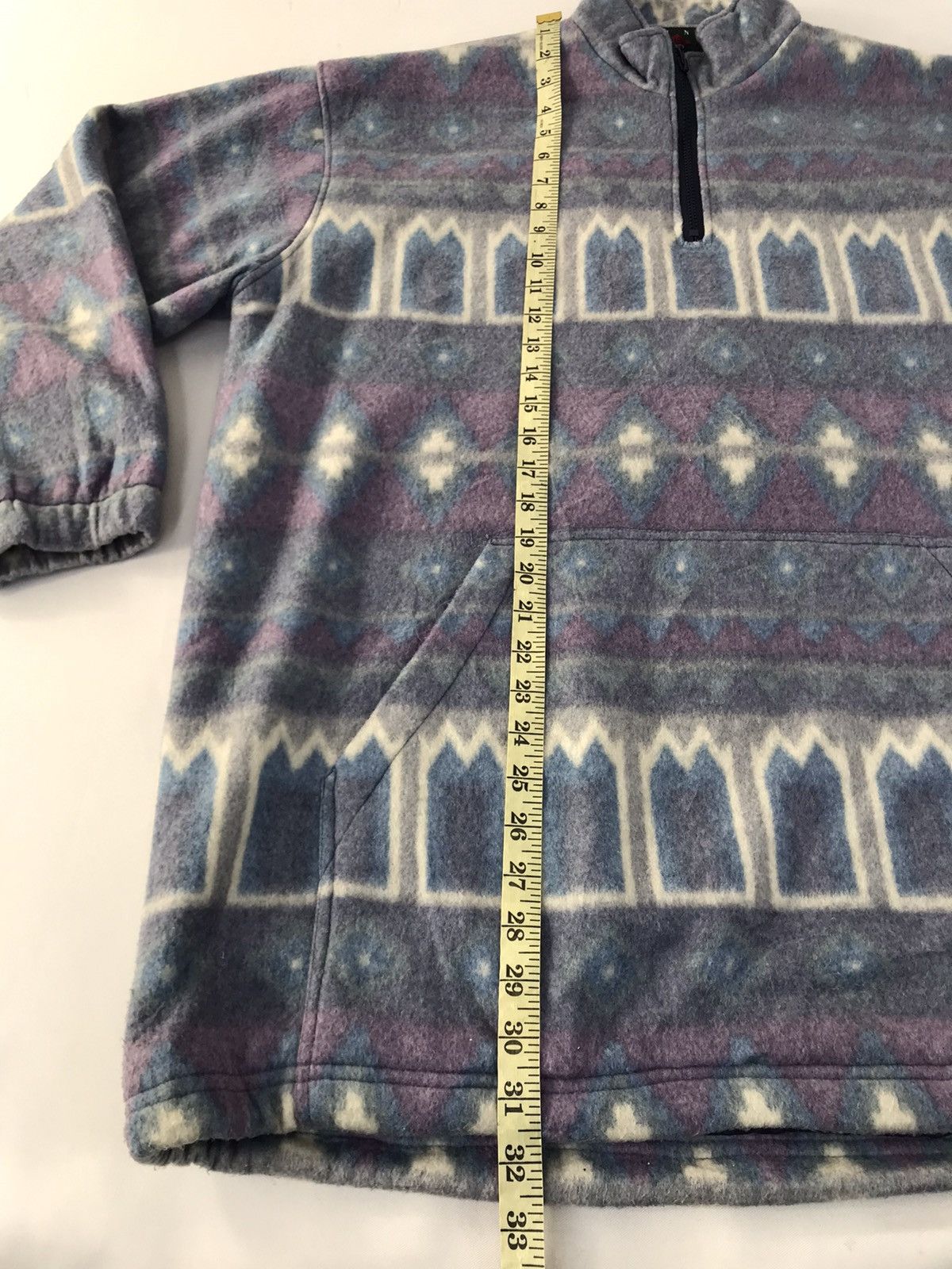 Japanese Brand Fine Star Classic Series Fleece Half Zip Jacket Aztec Color Size US XL / EU 56 / 4 - 9 Thumbnail