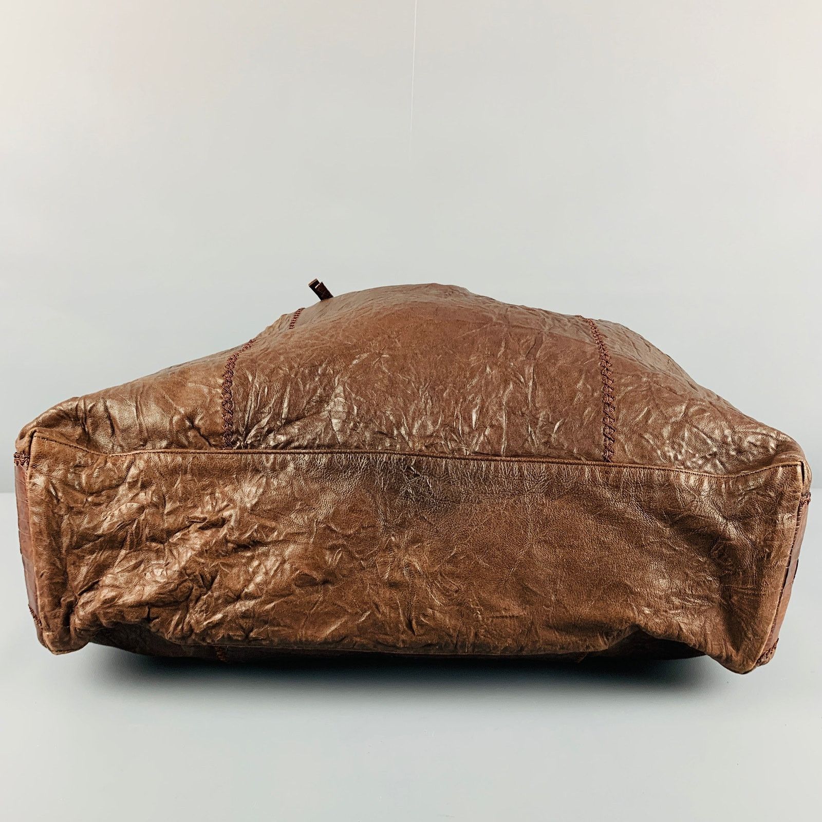 Other Brown Mixed Leathers Alligator Leather Hobo Handbag Size ONE SIZE - 6 Thumbnail