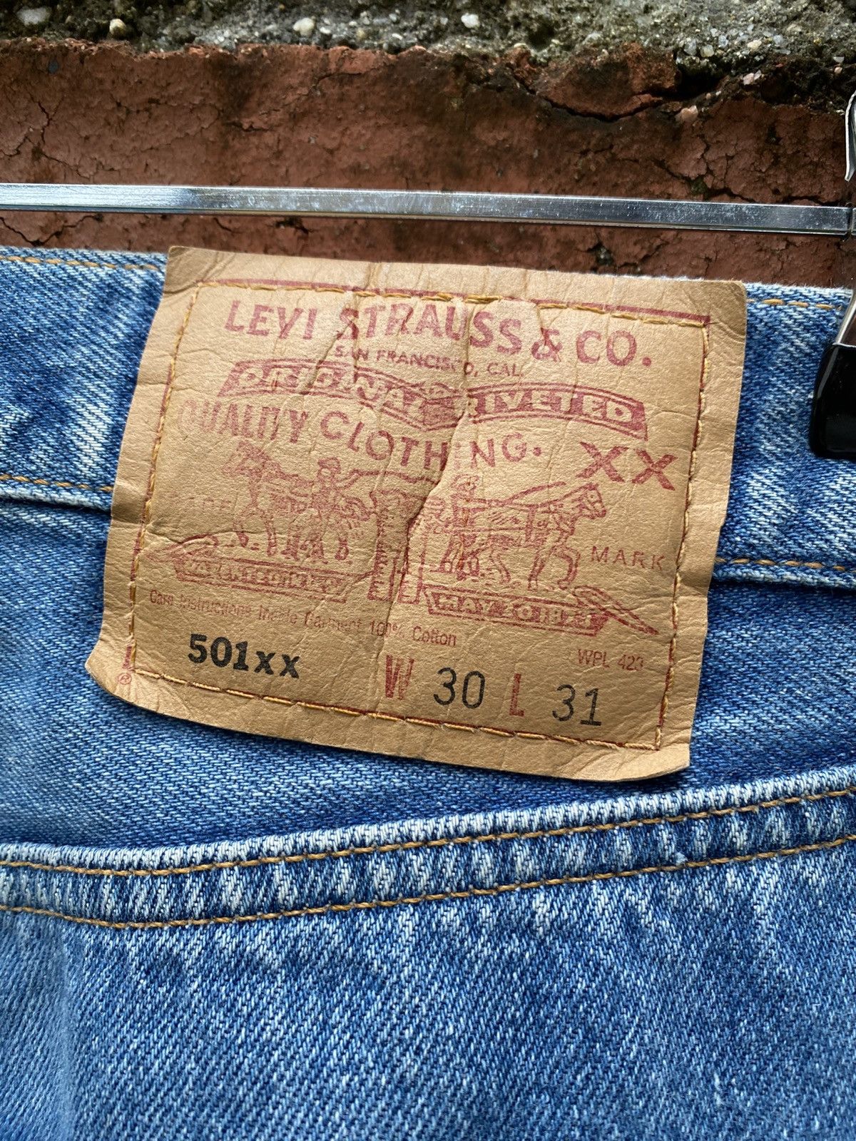 Levi's × Levi's Vintage Clothing × Vintage W29x28 Vintage levi's 501xx made in MEXICO Size US 29 - 7 Thumbnail