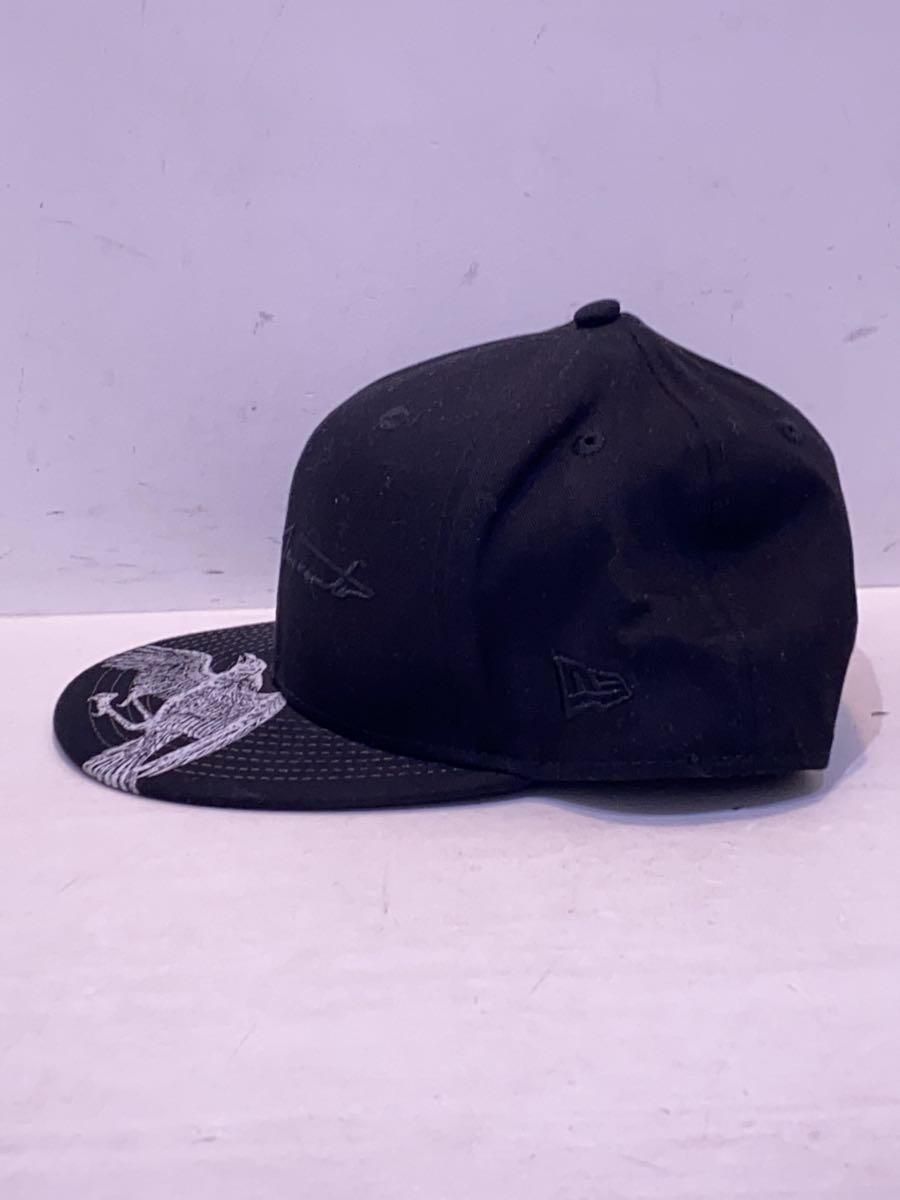 New Era × Yohji Yamamoto Embroidered Logo Crow Print Cap