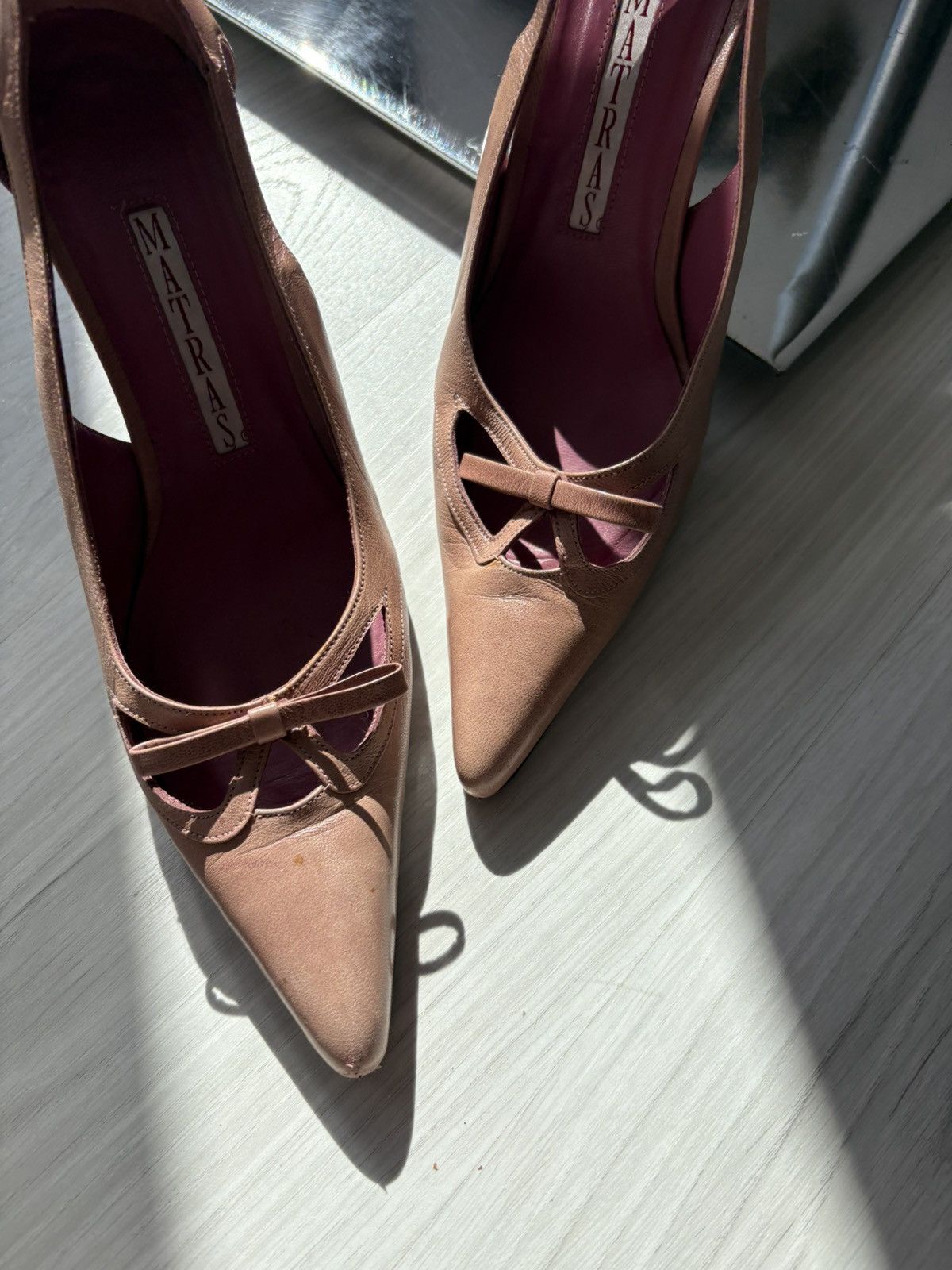 Vintage Vintage leather heels Size US 7.5 / IT 37.5 - 9 Thumbnail