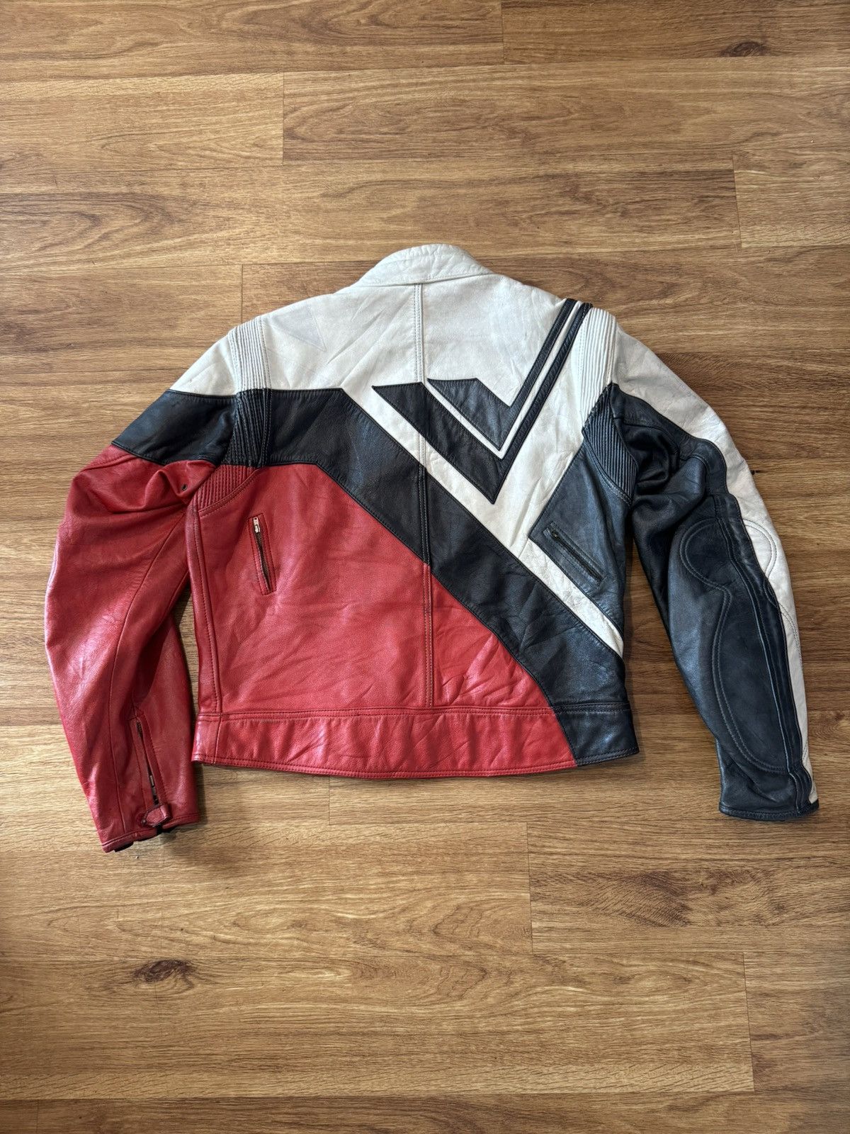 Genuine Leather Echtes Leder Motorcycle Jacket Size US M / EU 48-50 / 2 - 2 Thumbnail