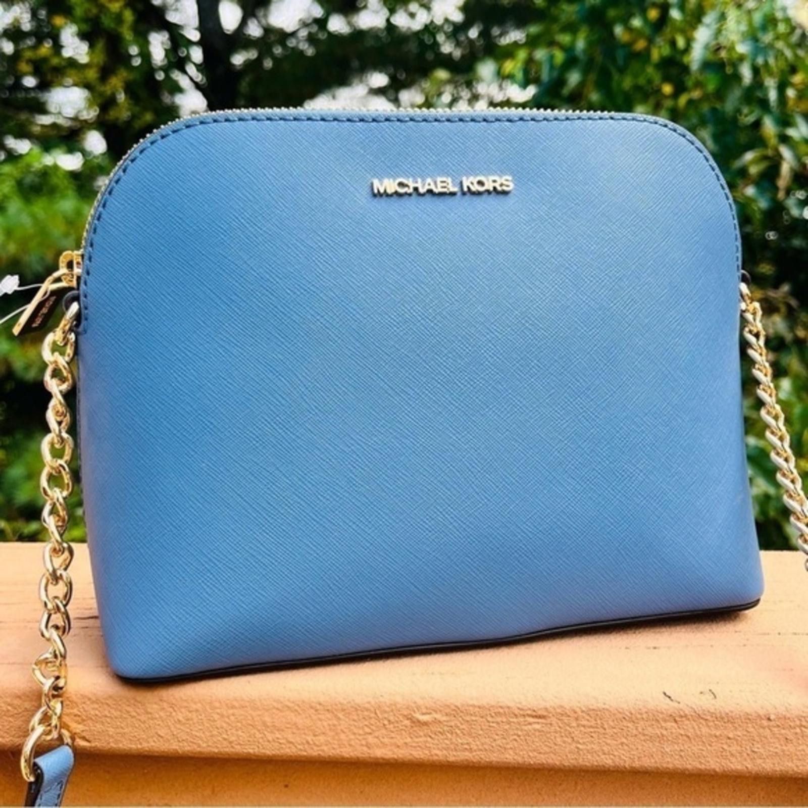 Michael Kors Large Done Crossbody Bag NWT in Blue, Women's