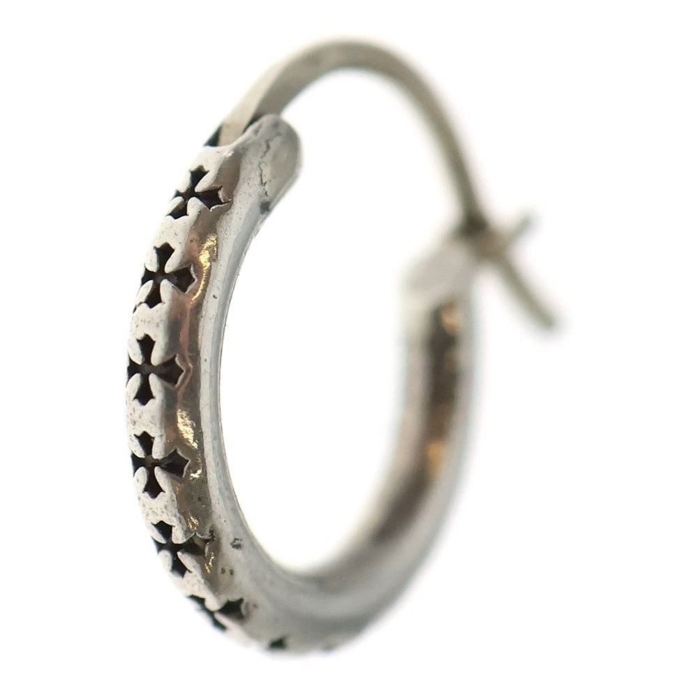 Chrome Hearts Tiny True Fucking Love Hoops