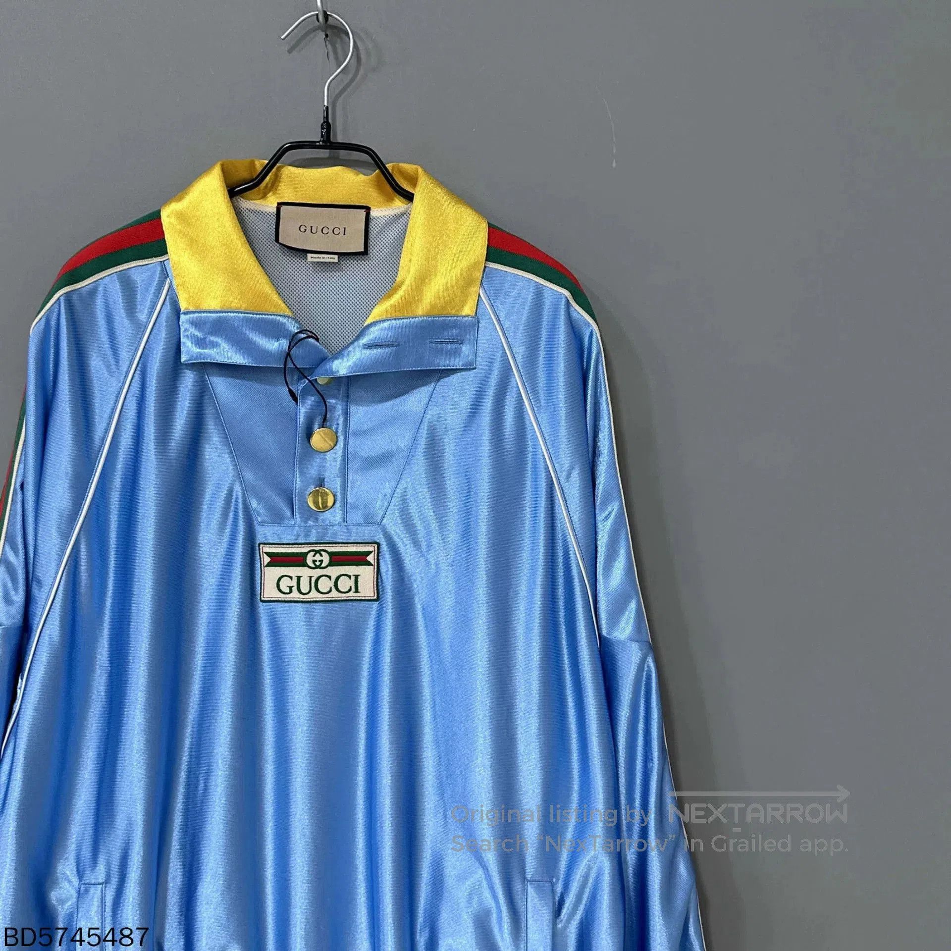Gucci Gucci Belt Logo Stripe Silk Sweatshirt. Size US M / EU 48-50 / 2 - 2 Thumbnail