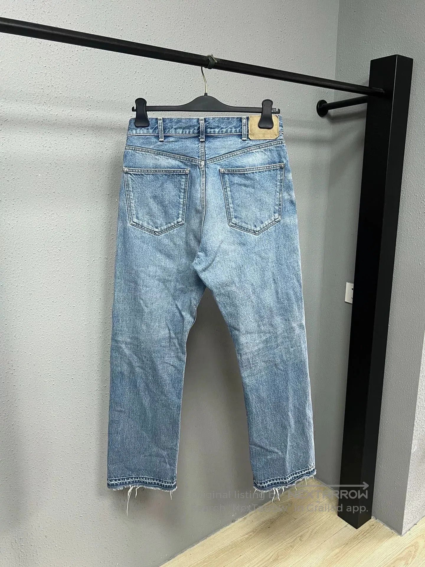 Celine Celine Wesley Washed Blue Frayed Jeans. Size 27" / US 4 / IT 40 - 2 Thumbnail