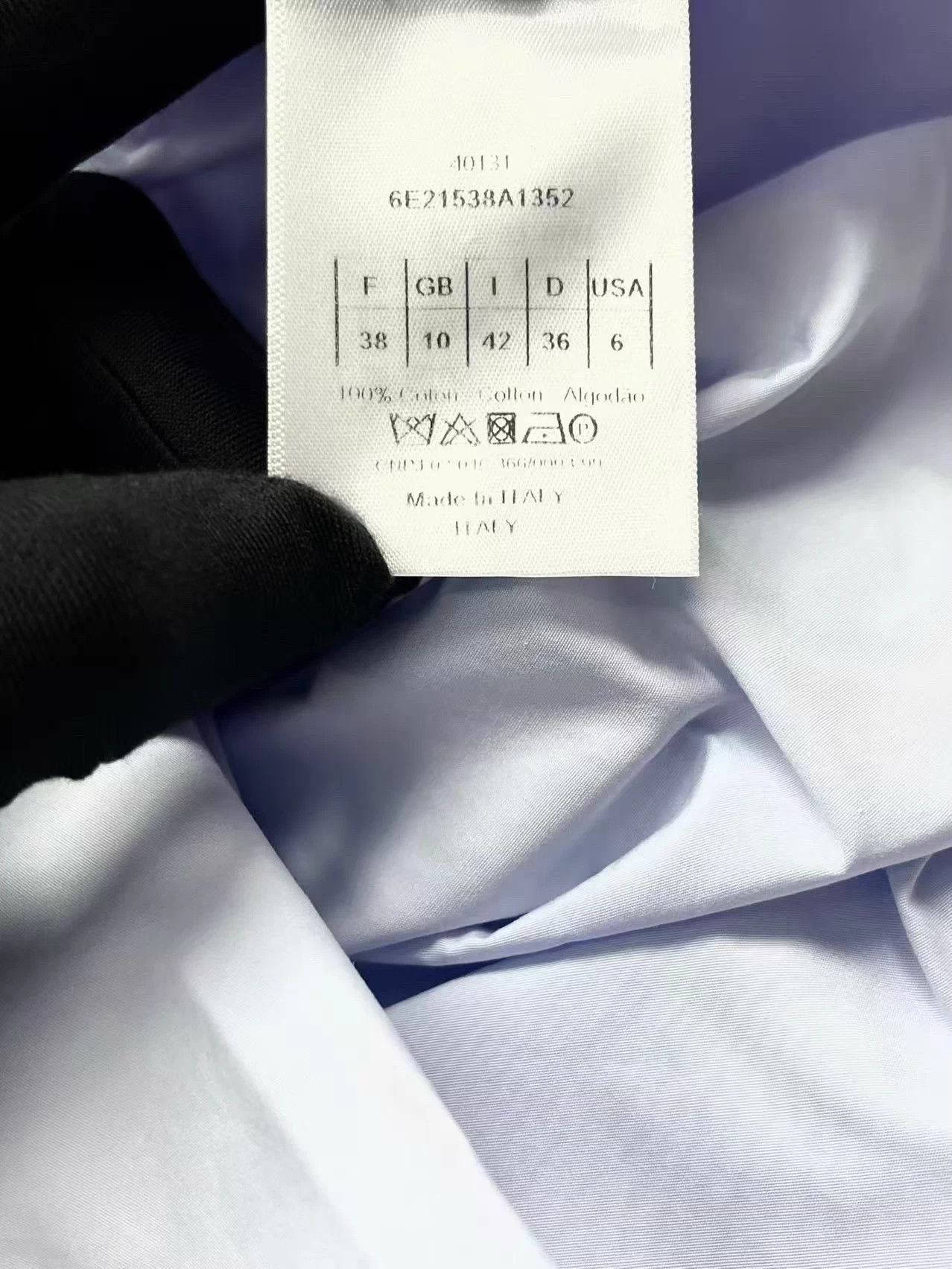 Dior Dior Light Blue Pleated Irregular Shirt Dress 38 Size XS / US 0-2 / IT 36-38 - 5 Thumbnail
