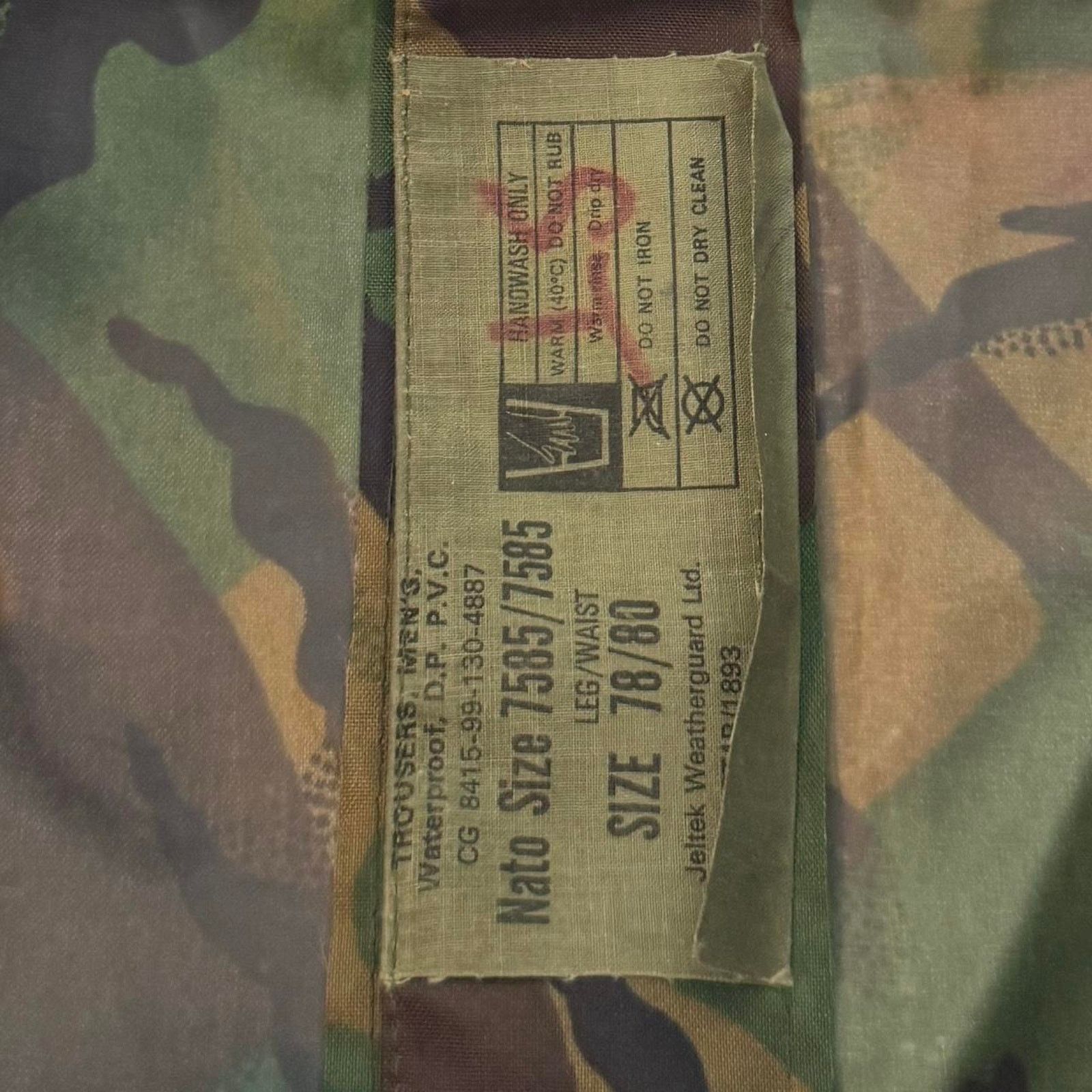 Japanese Brand × Vintage Vintage Y2K Camo Baggy Rainwear Gore-Tex Tech Utility Pants Size US 33 - 3 Thumbnail