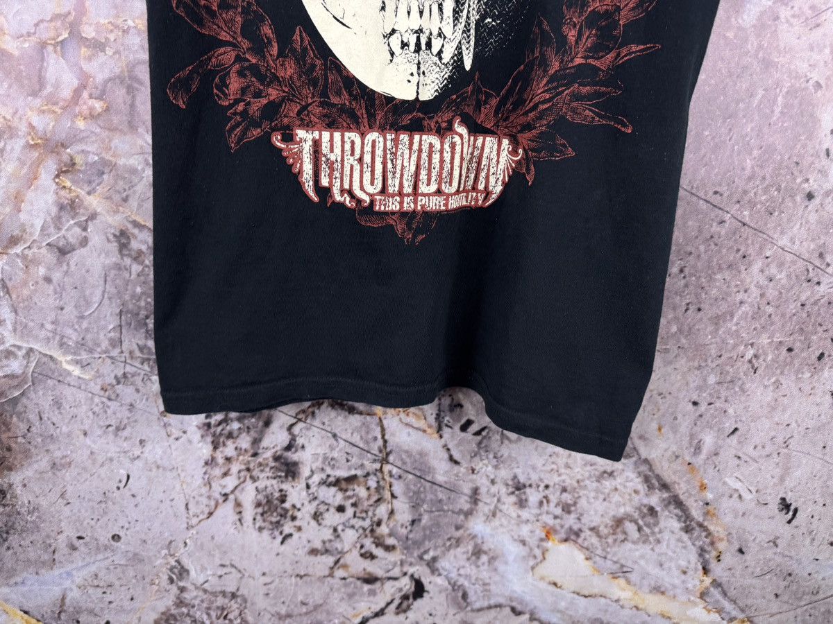 Gildan Throwdown Skull Graphic T-Shirt Heavy Metal Hardcore Tee Size US L / EU 52-54 / 3 - 4 Thumbnail