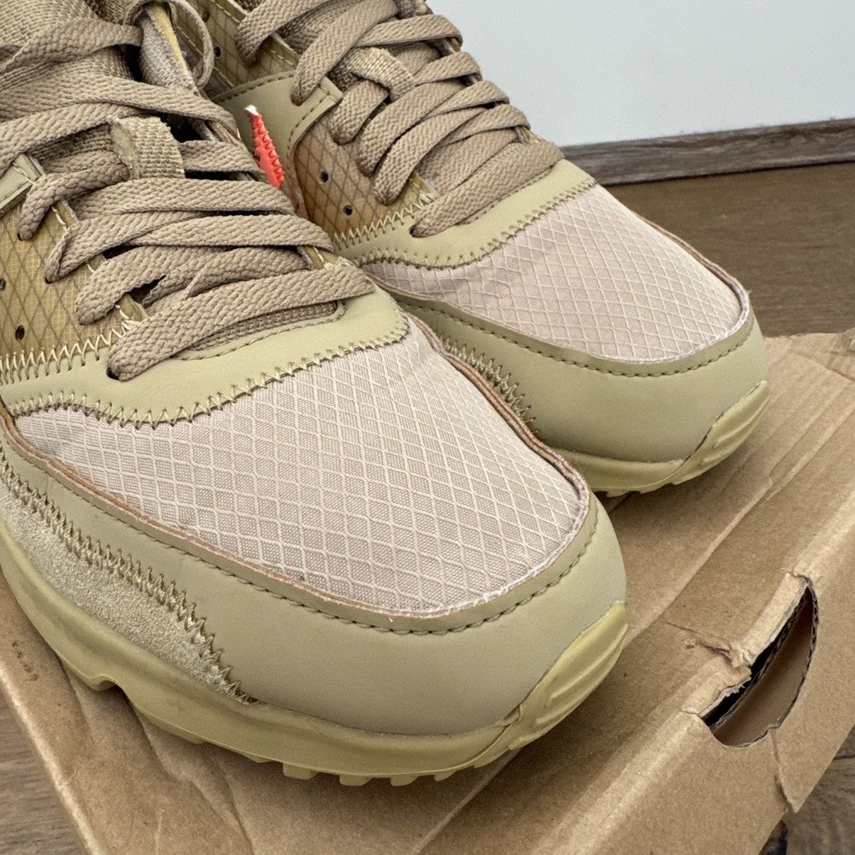 Nike × Off-White Nike Air Max 90 Off-White Desert Ore Size US 8 / EU 41 - 5 Thumbnail
